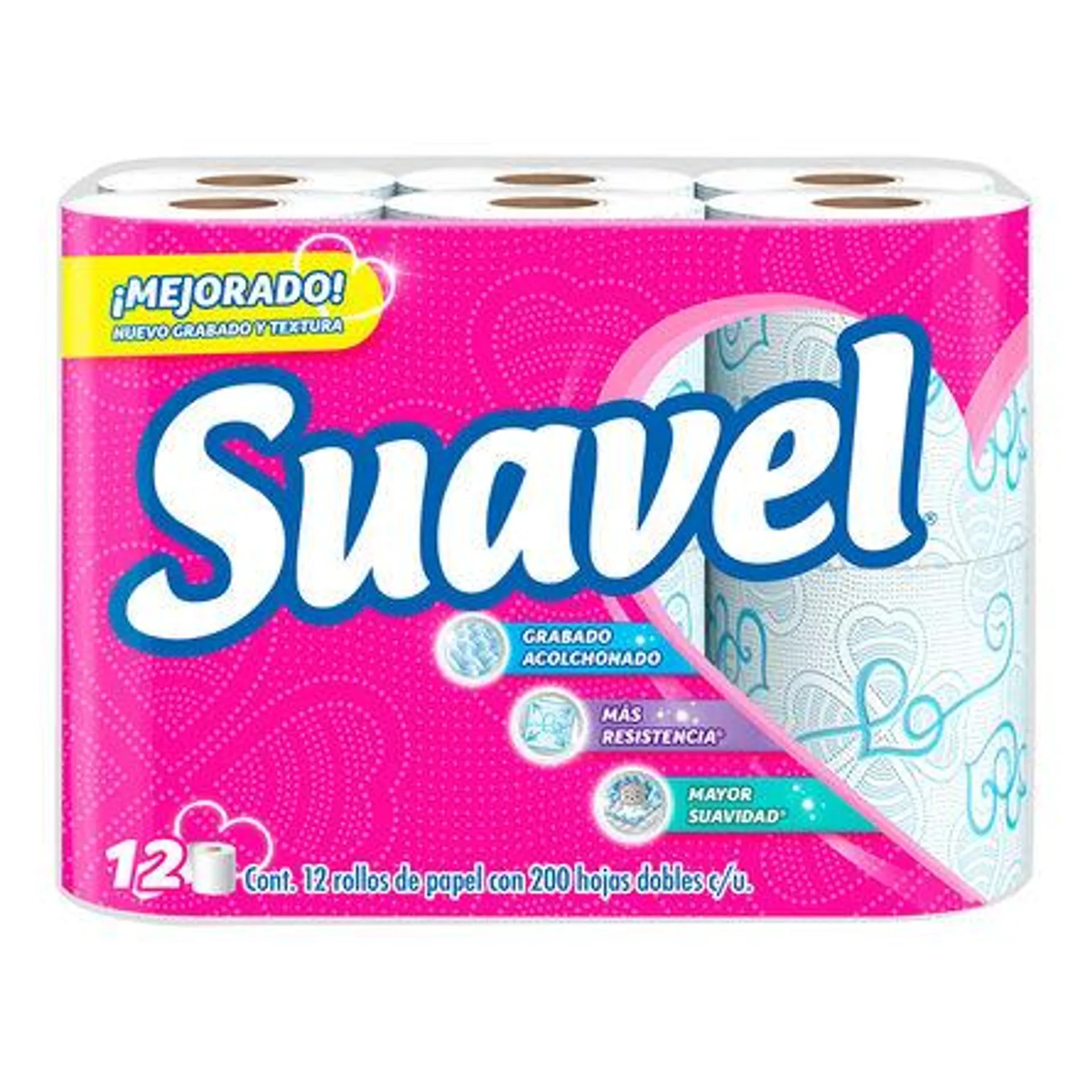 Papel Higiénico Suavel 12 rollos