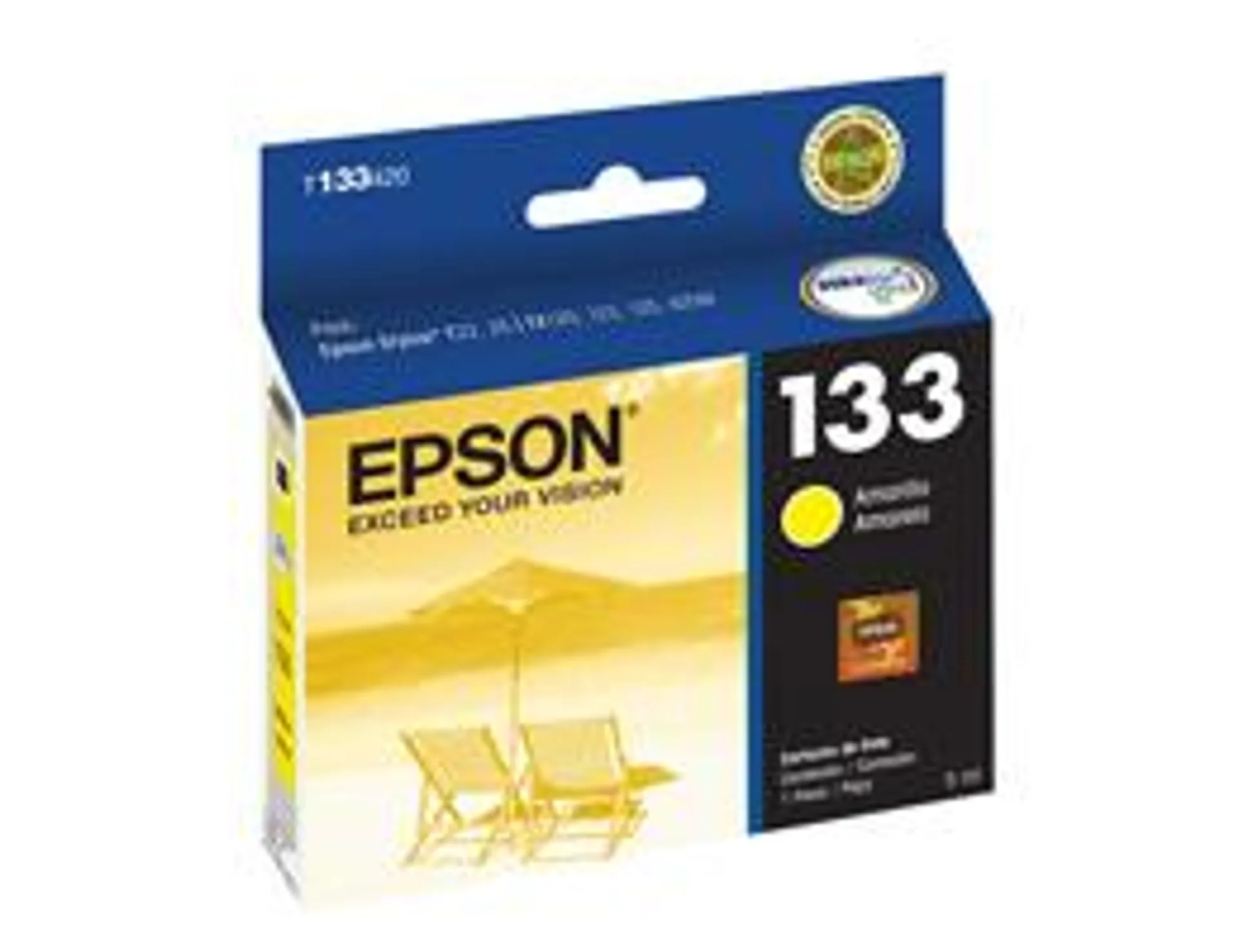 Cartucho Epson T133420 Amarillo Para T22 / Tx120/ Tx130