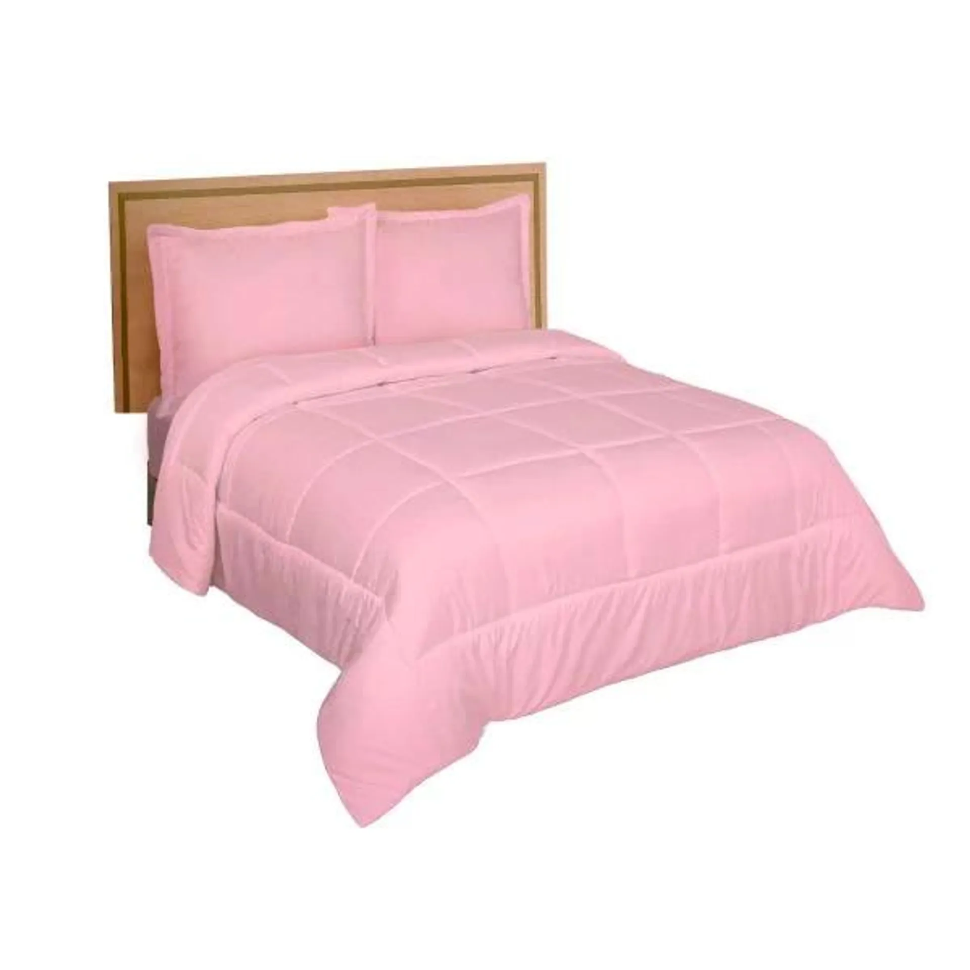 EDREDÓN DUVET ROSA ULTRA SUAVE