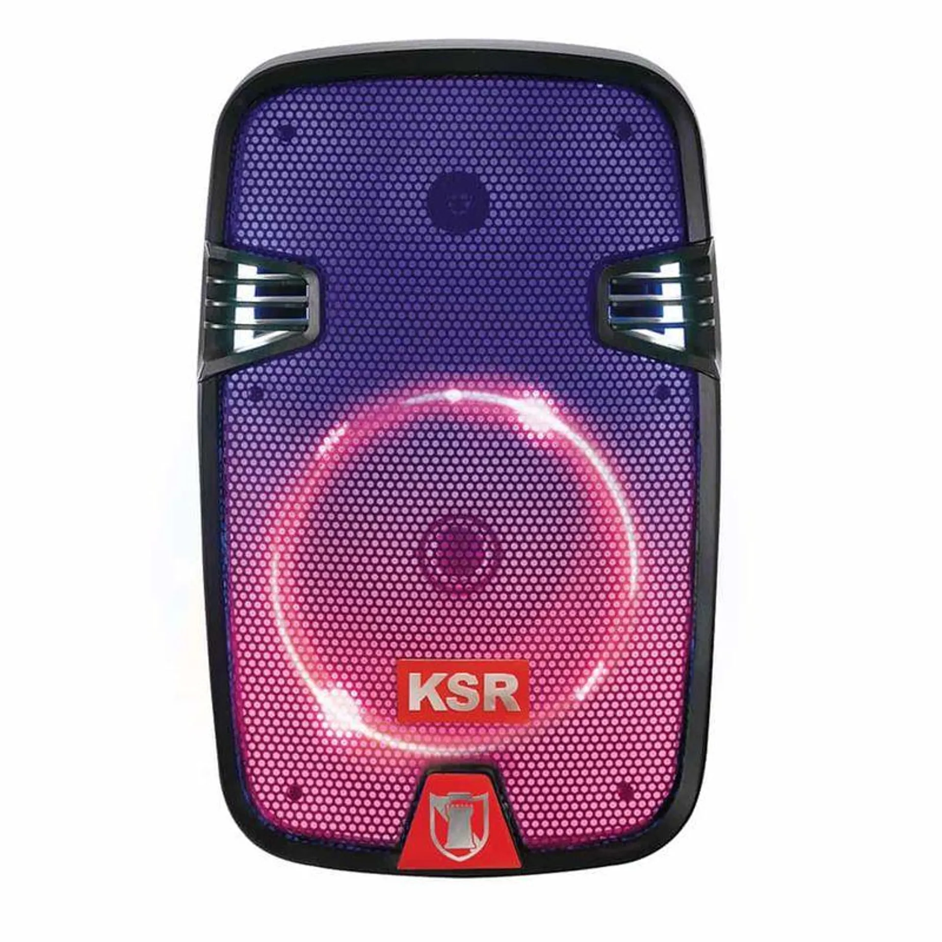 Bafle de 8" Rcargable con Bluetooth / Micro SD / USB / Radio FM con 6,200 Watts Kaiser KSW-1008