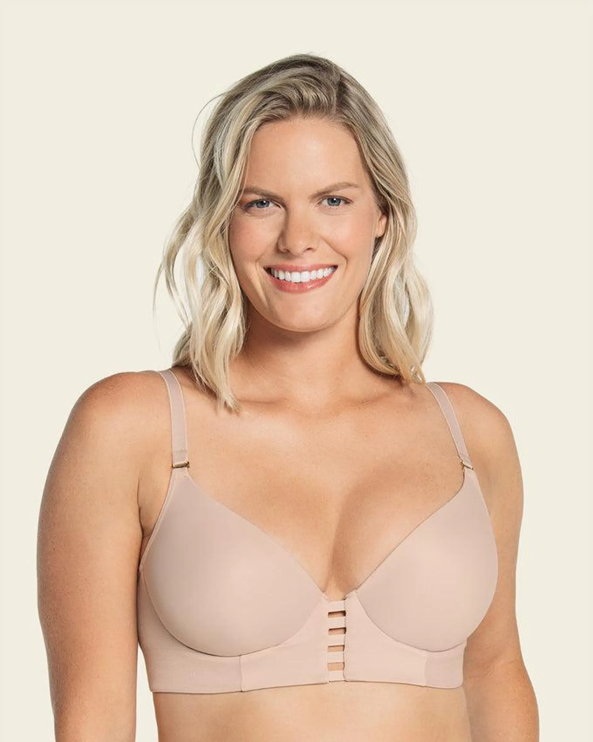 Brasier triangular de realce alto y buen cubrimiento Memory Bustier