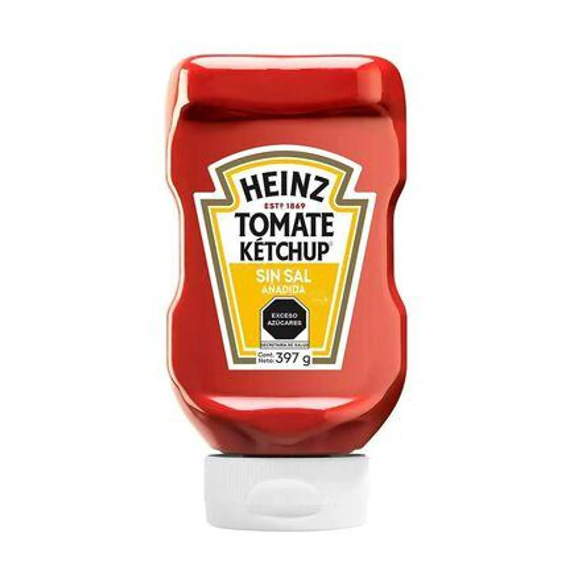 Catsup Heinz Sin Sal Botella de 397g