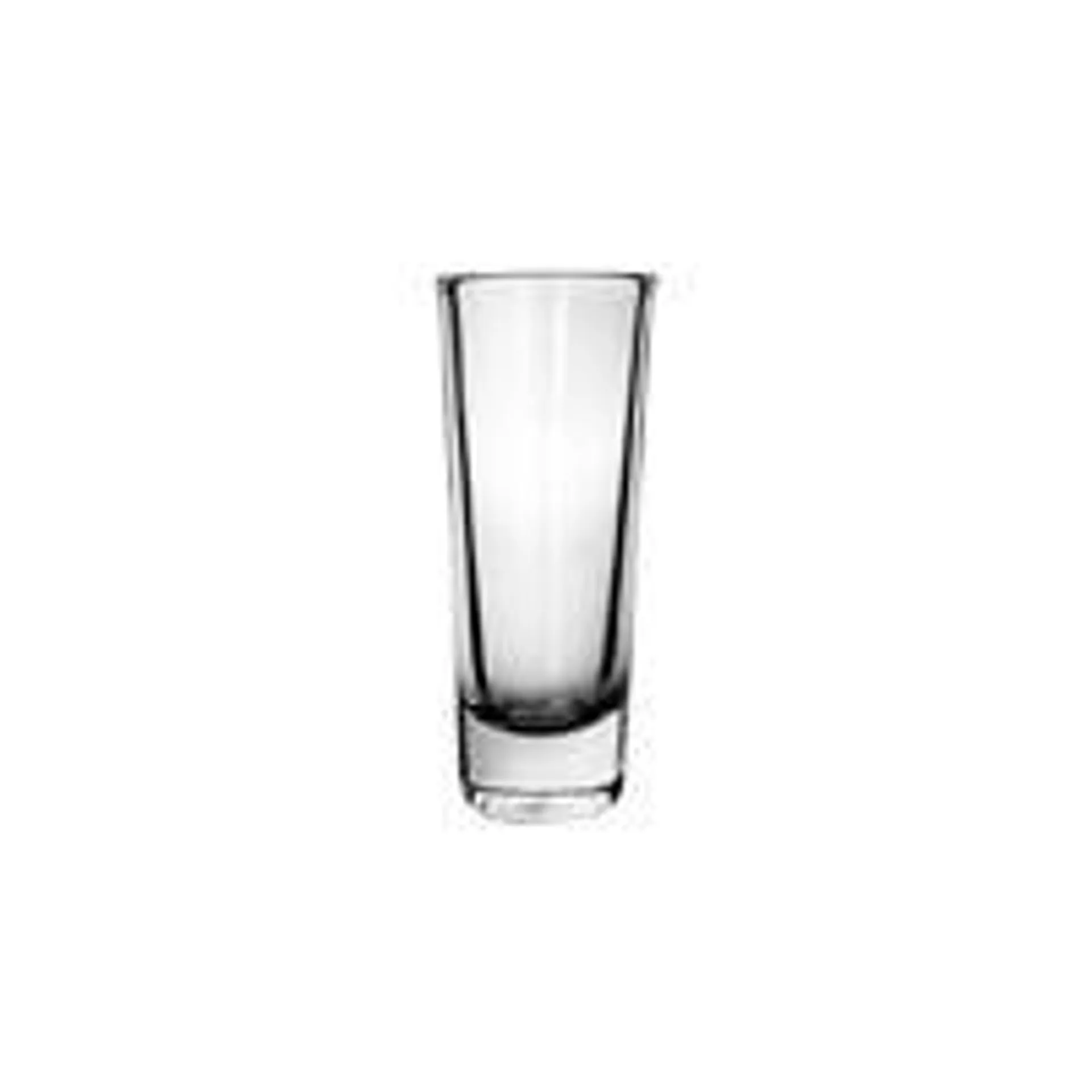 Vaso tequilero de vidrio doble 60 ml V388090 Glassia