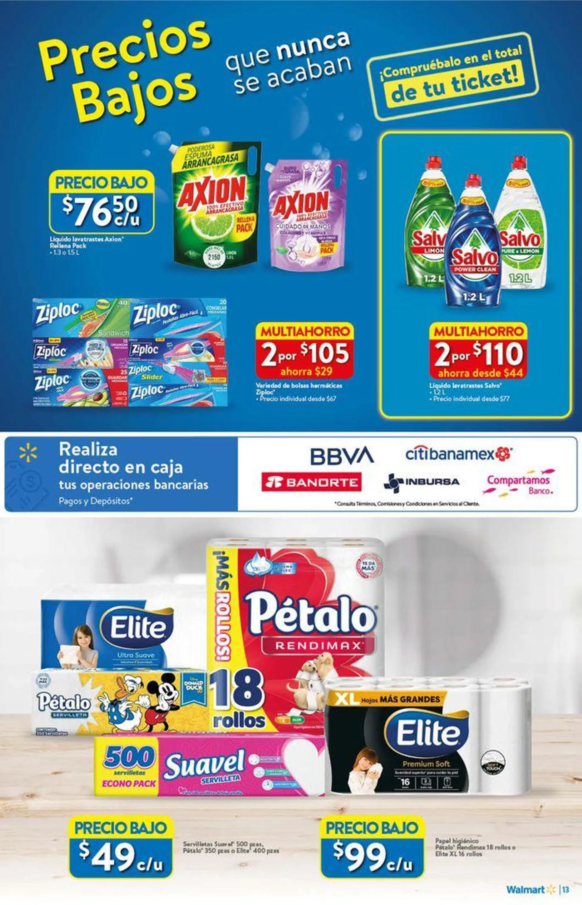 Catálogo de Walmart - Precios Bajos 25 de julio al 14 de agosto 2024 - Pagina 13