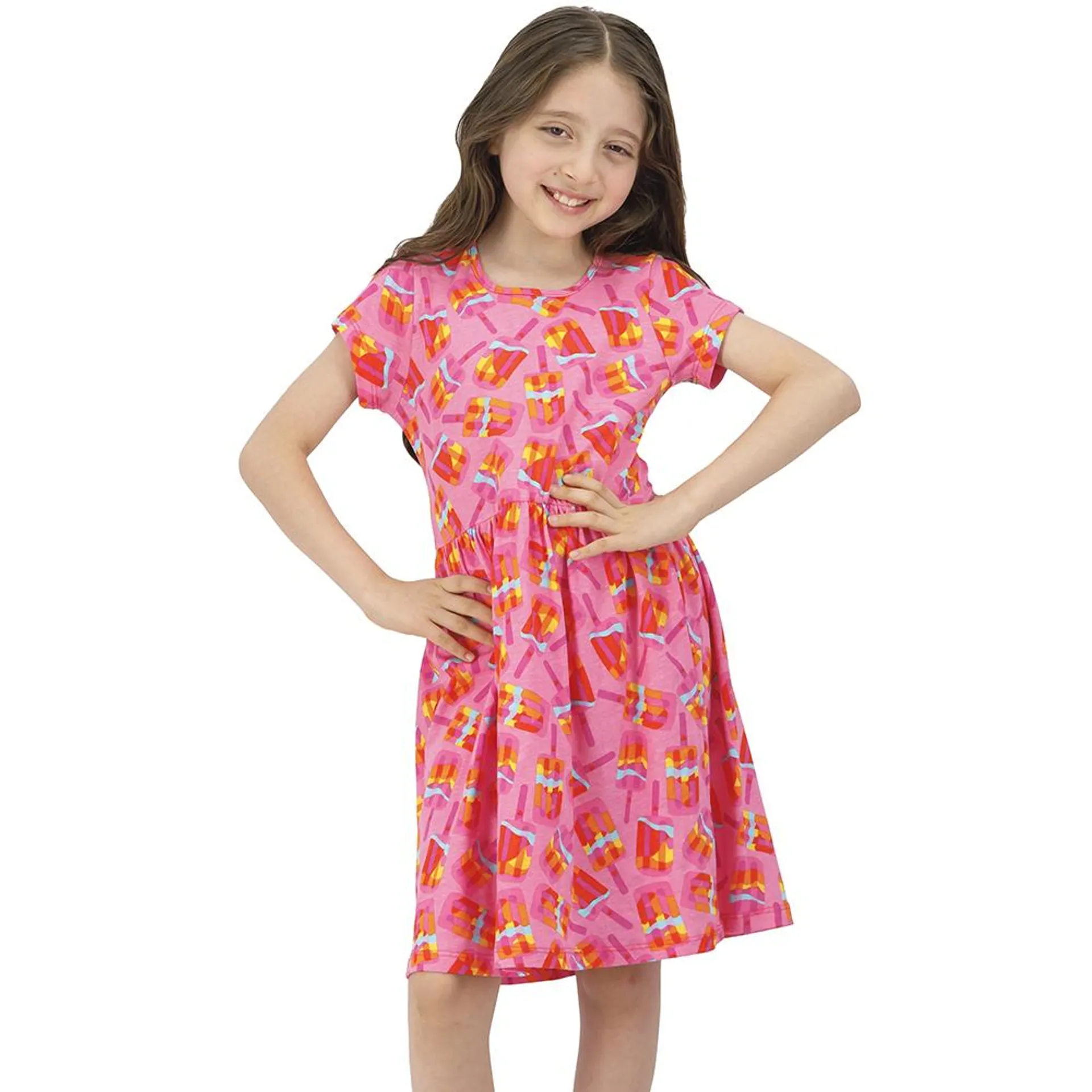 Vestido Fantastic Niña Full Print Paletas