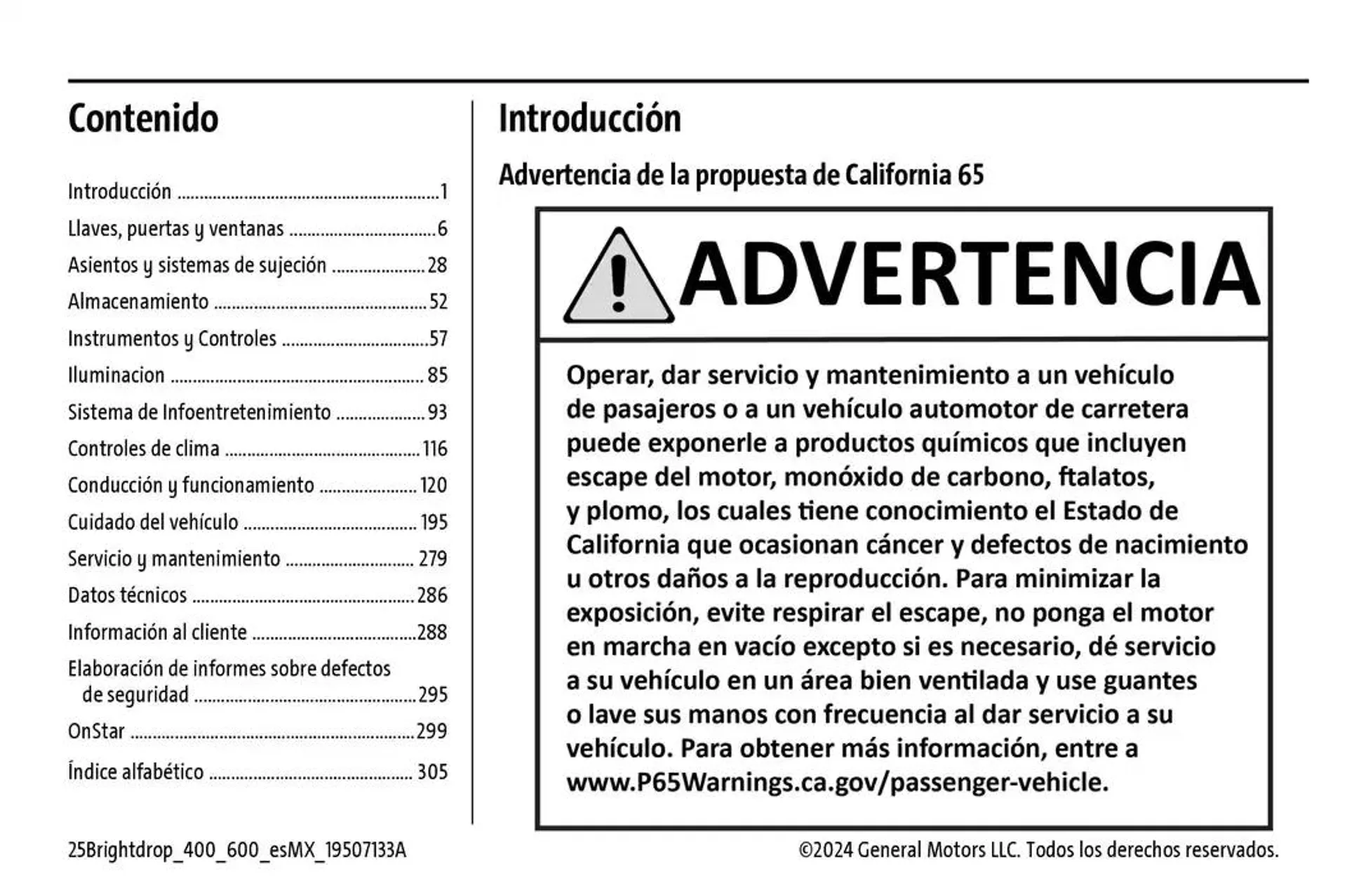 Catálogo de BrightDrop 400 Y BrightDrop 600 Manual del propietario 22 de enero al 31 de diciembre 2025 - Pagina 2