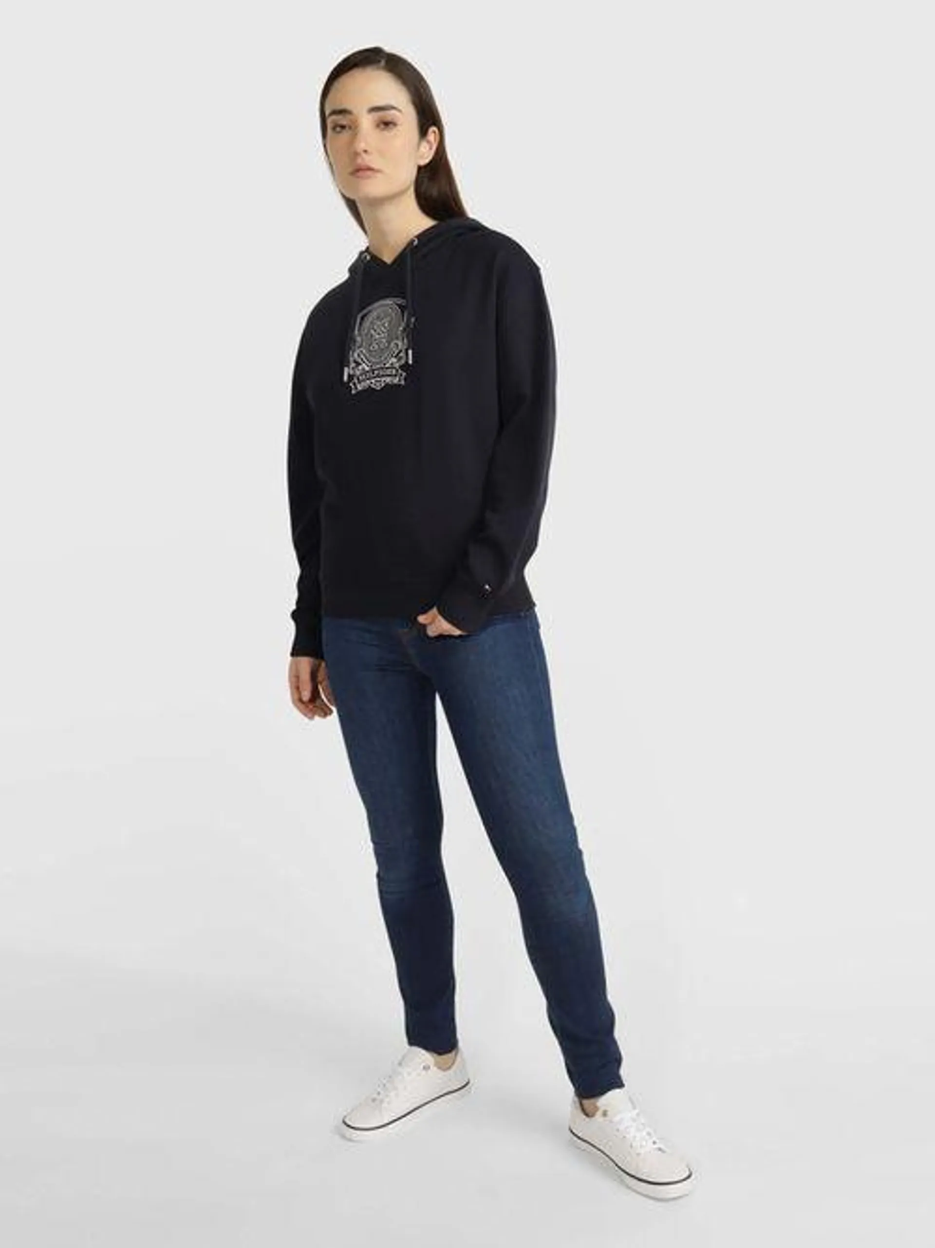 Sudadera tommy hilfiger con escudo bordado de mujer de mujer Tommy Hilfiger