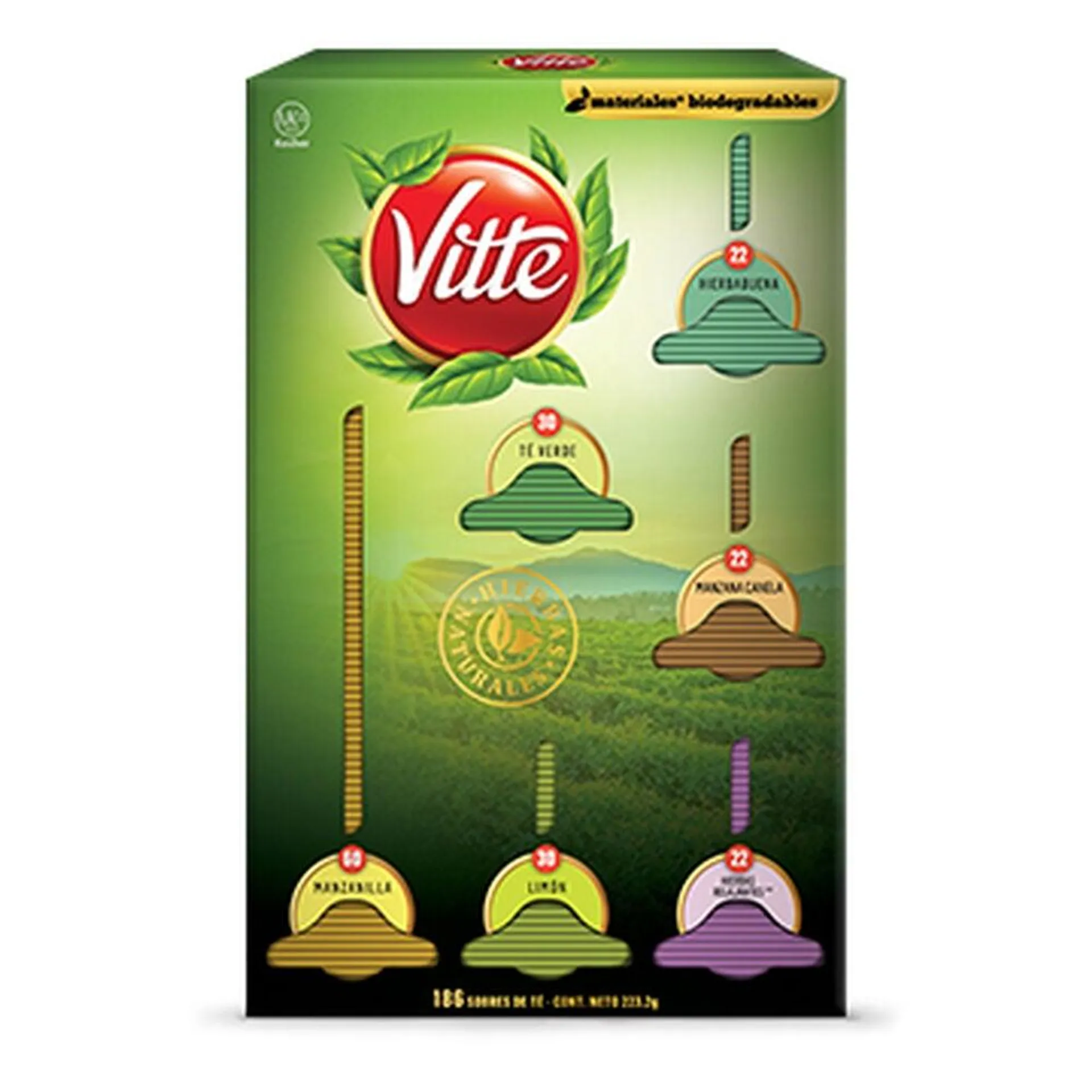 Té Variedad Selecta Vitte 186 Sobres