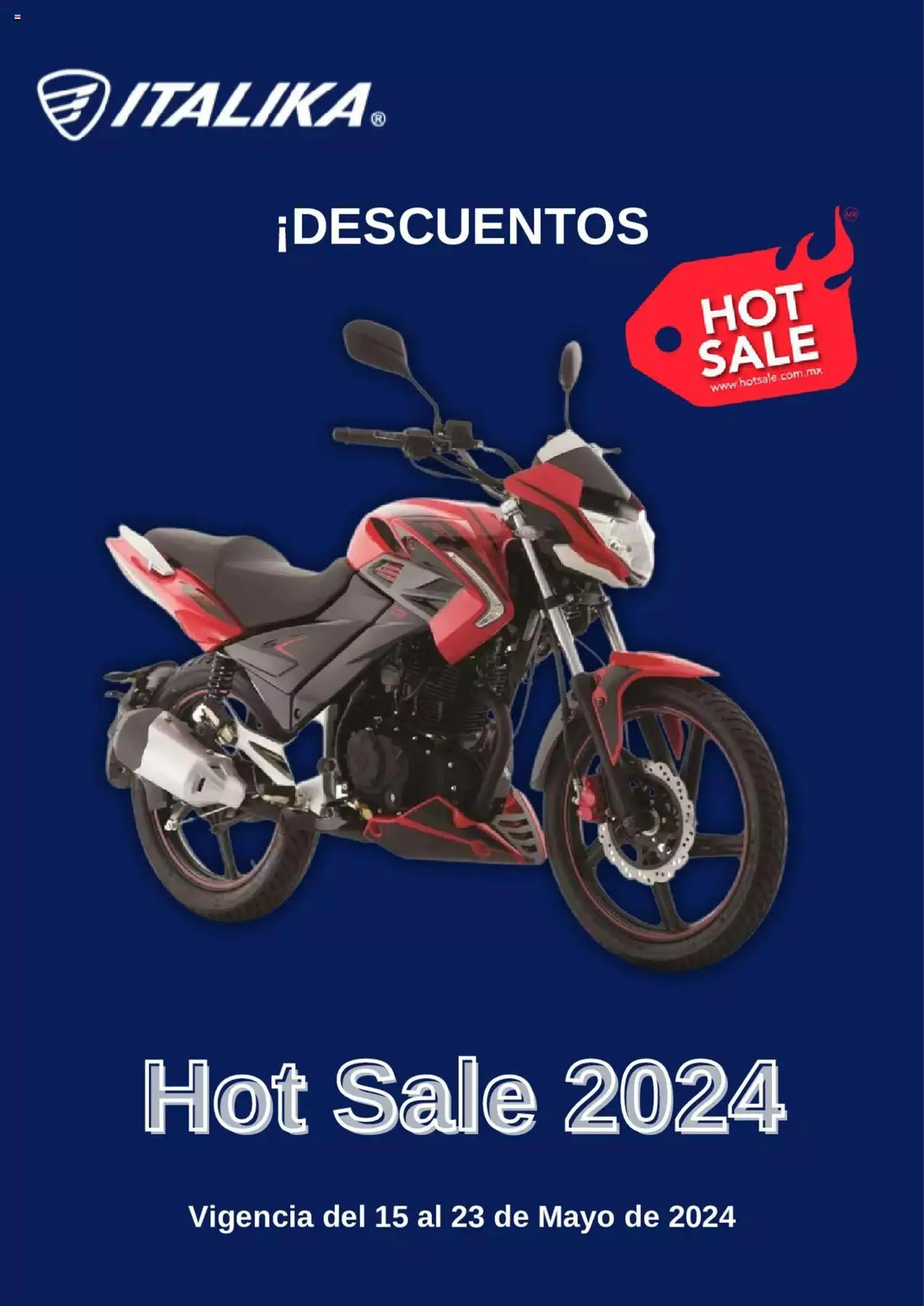 Italika Hot Sale aviso - 0