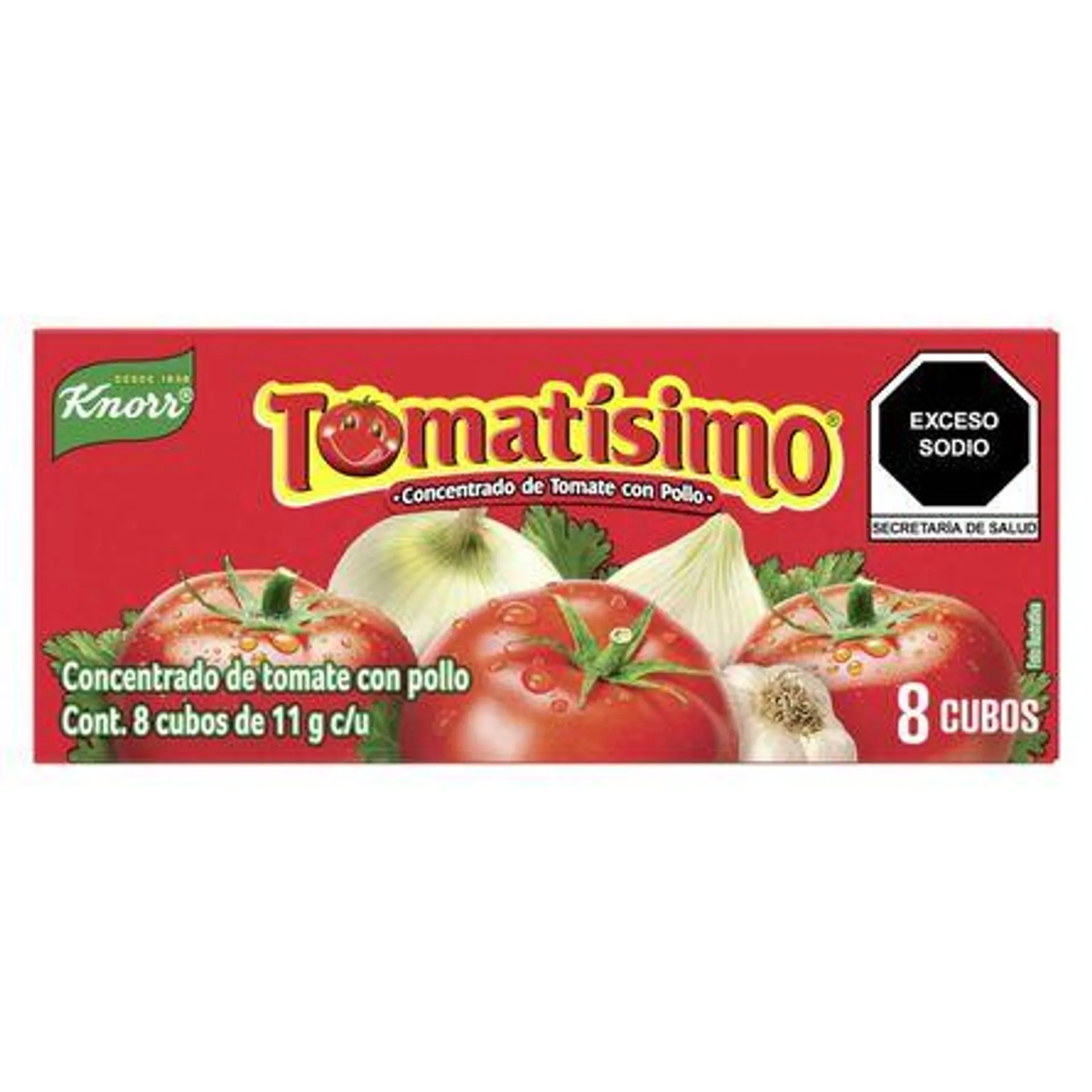 Concentrado de Tomate Knorr Tomatísimo 8 Cubos 11 g