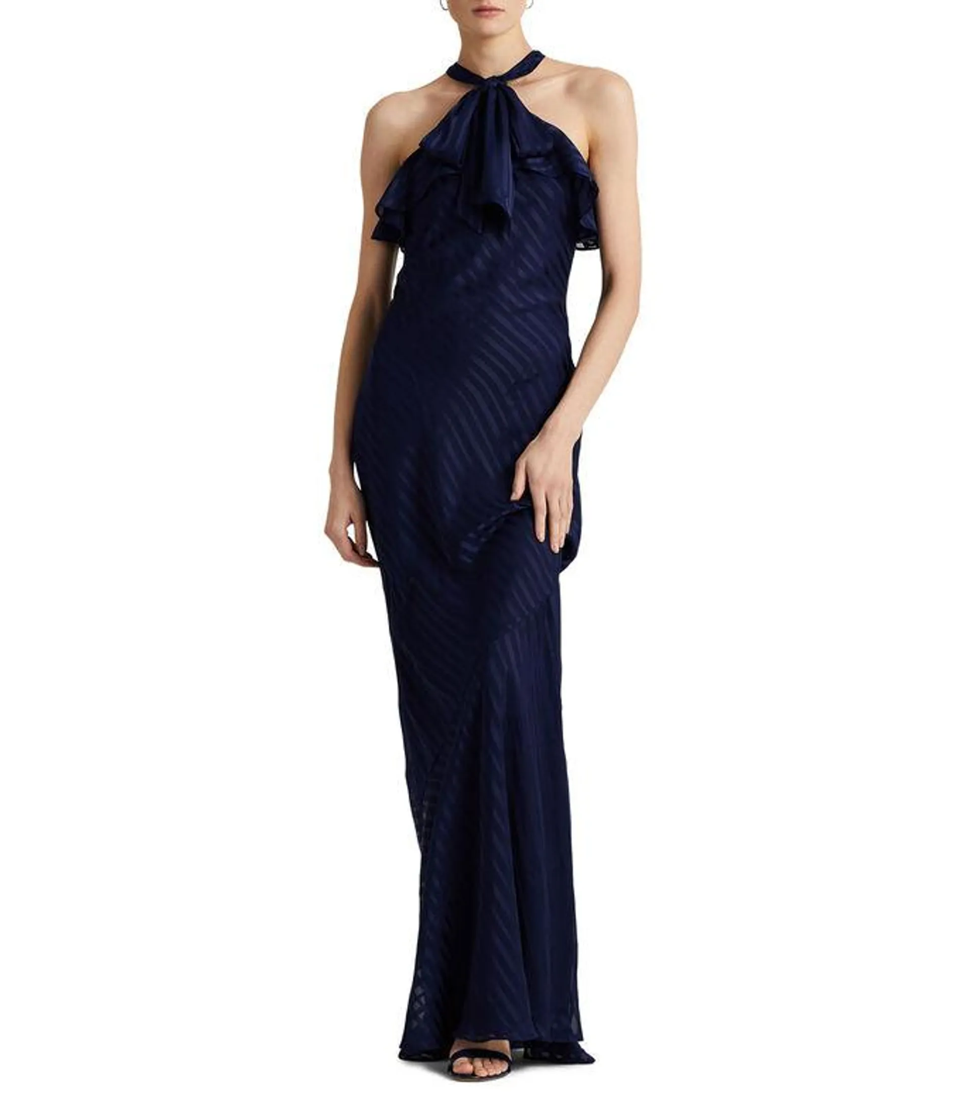 Vestido maxi con rayas tonales Parviella Mujer