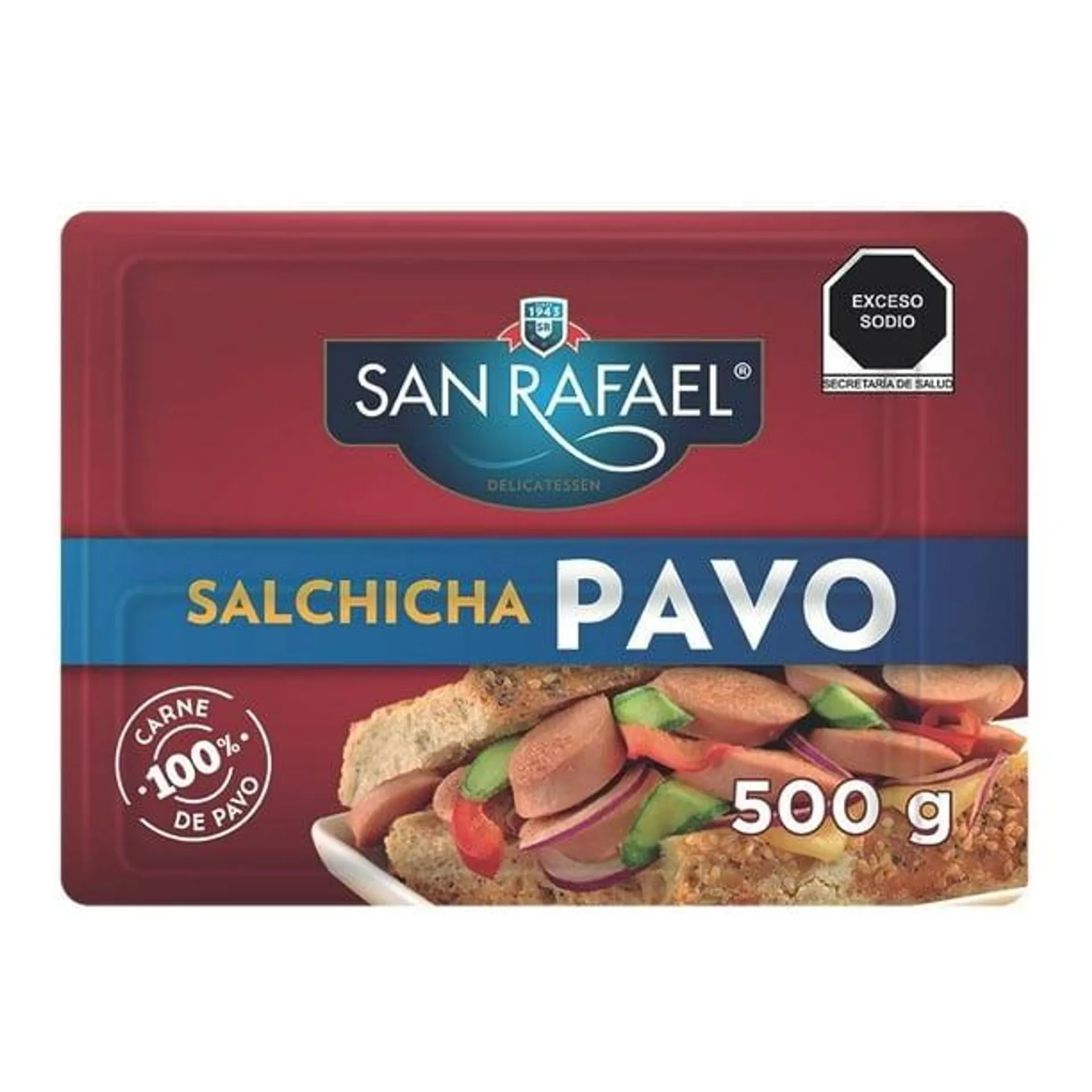 Salchicha de pavo San Rafael 500 g