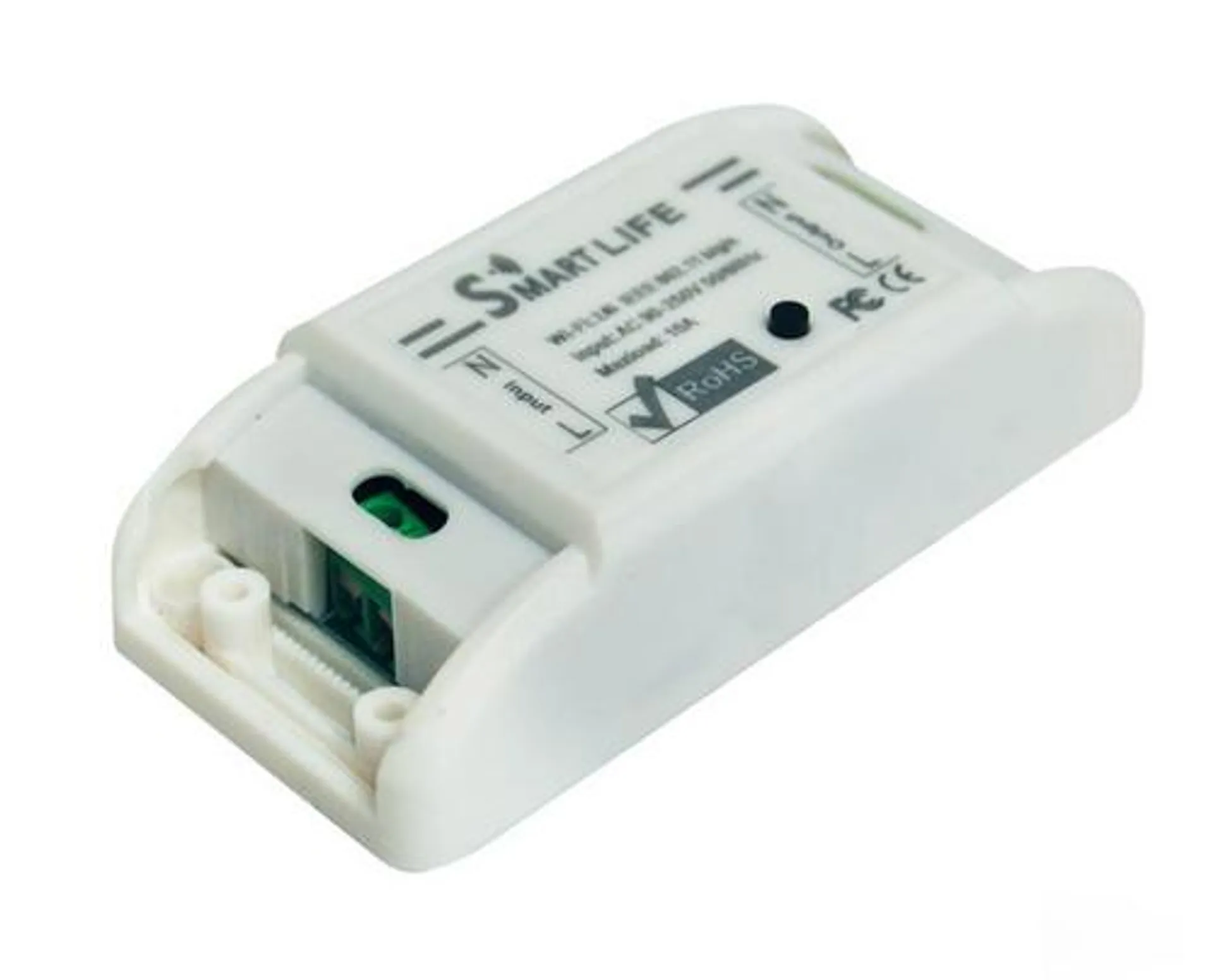 Interruptor Inteligente Duosmart B10 Con Wifi 2.4 Ghz Compatible Con Alexa Google Home Blanco