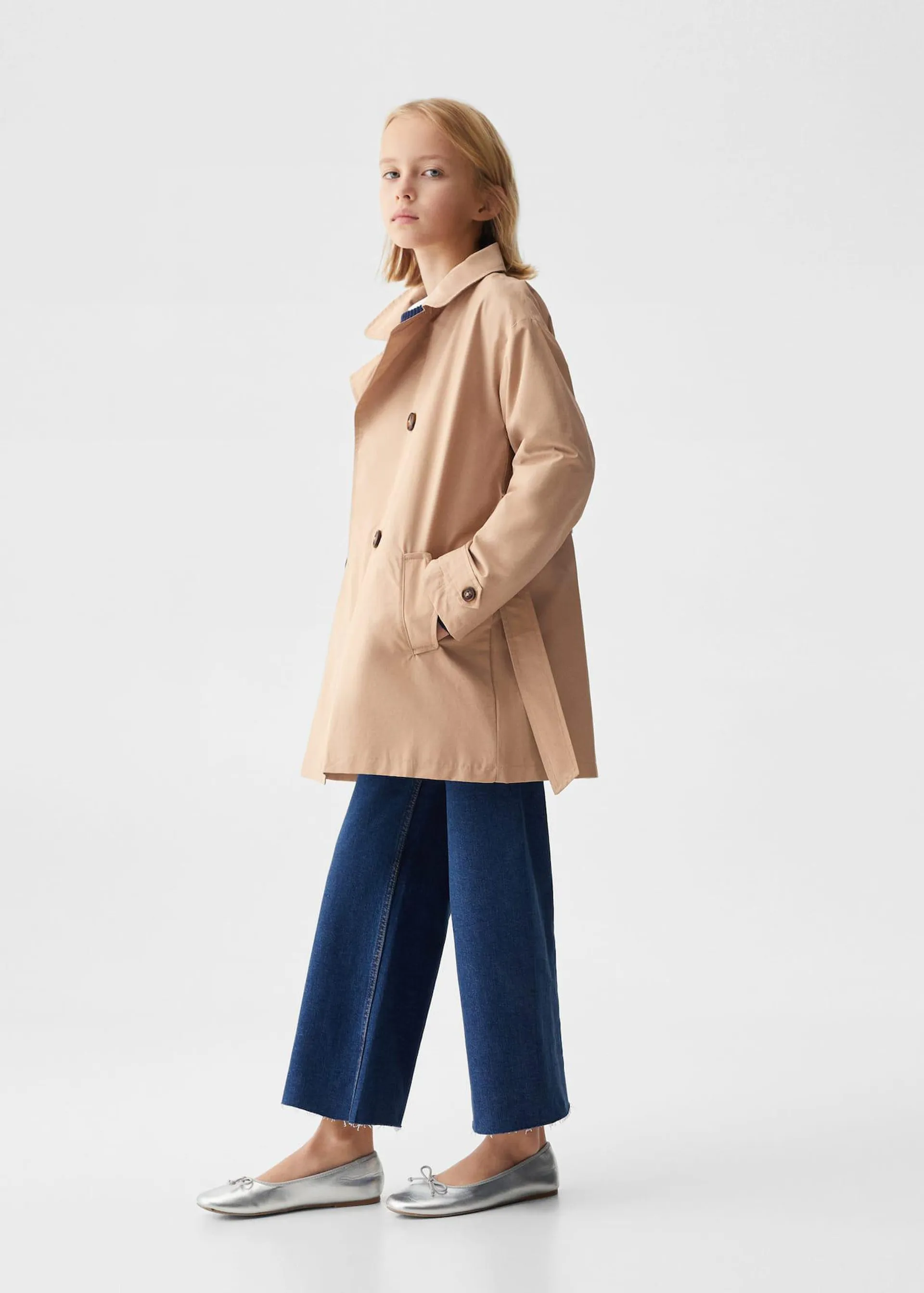 Trench gabardina cinturón