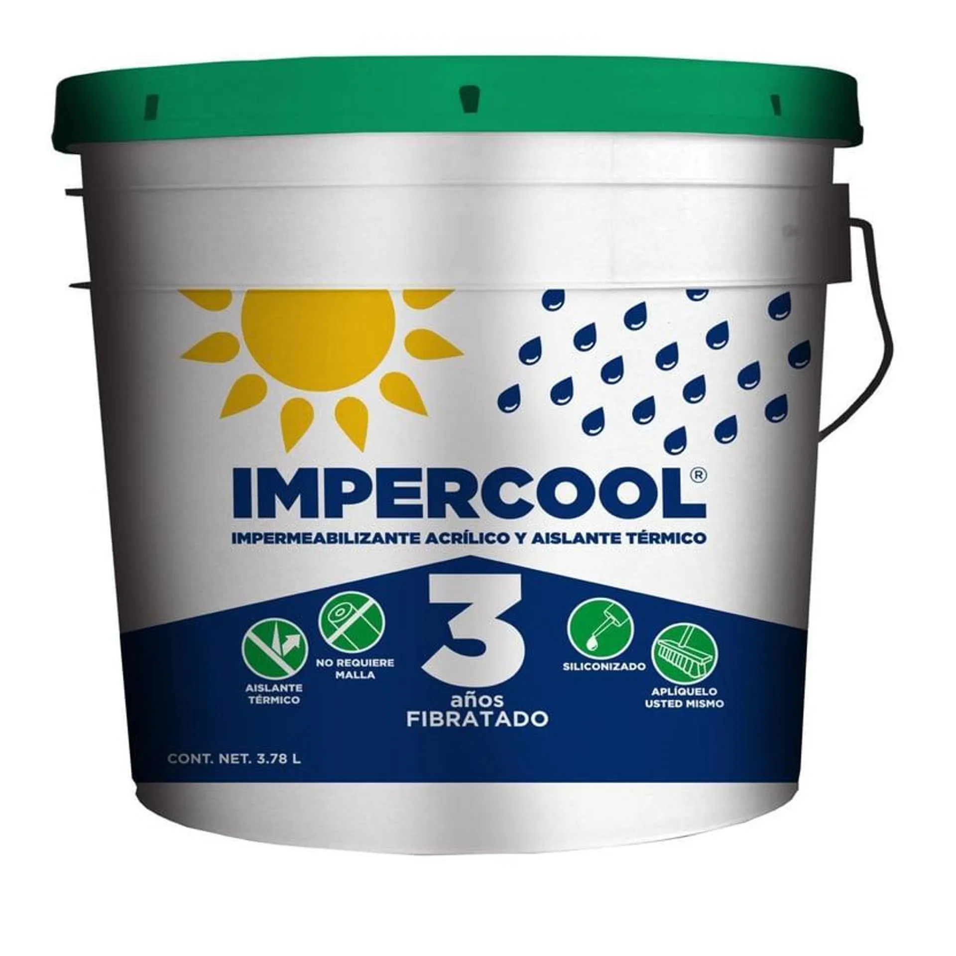 Impercool Fib 3 Años Blanco 3.8 L