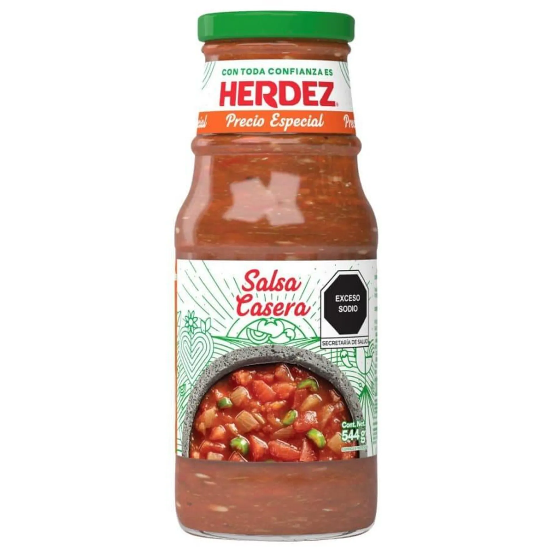 Salsa Herdez Casera 544 Gr Pilon