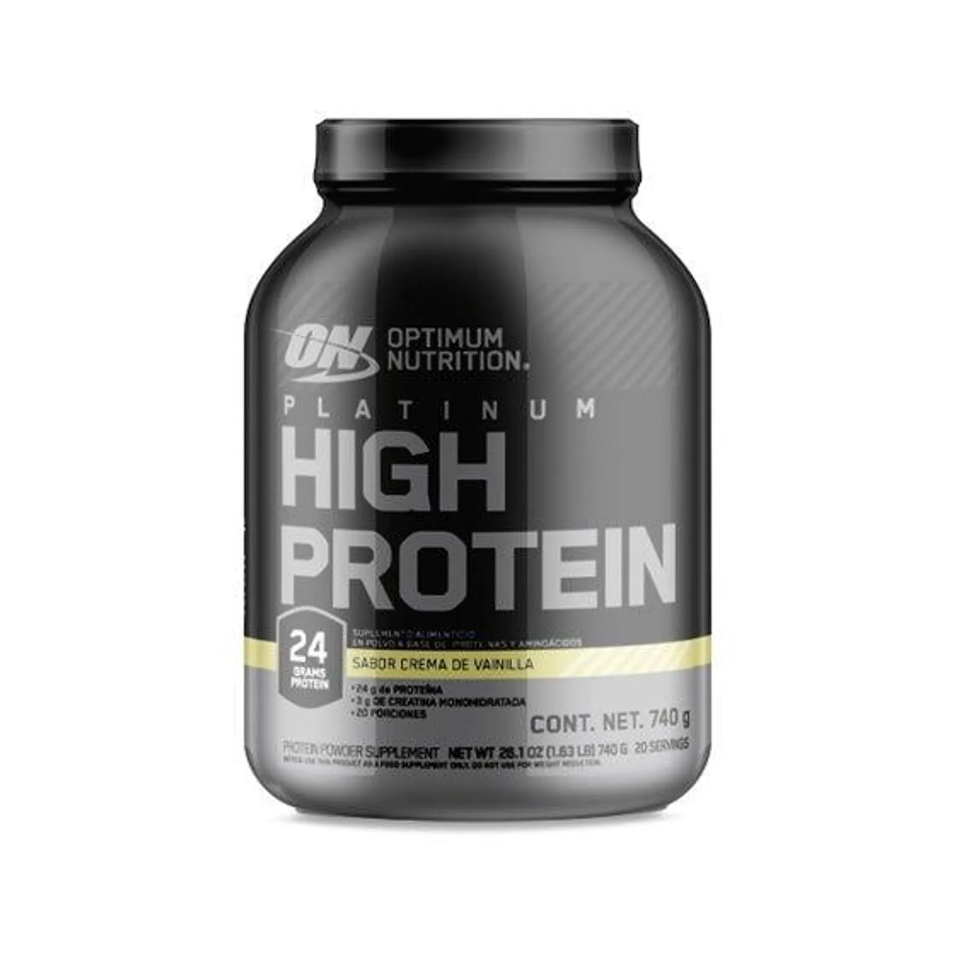 Platinum High Proteína Optimum Nutrition Vainilla 1.63 lb