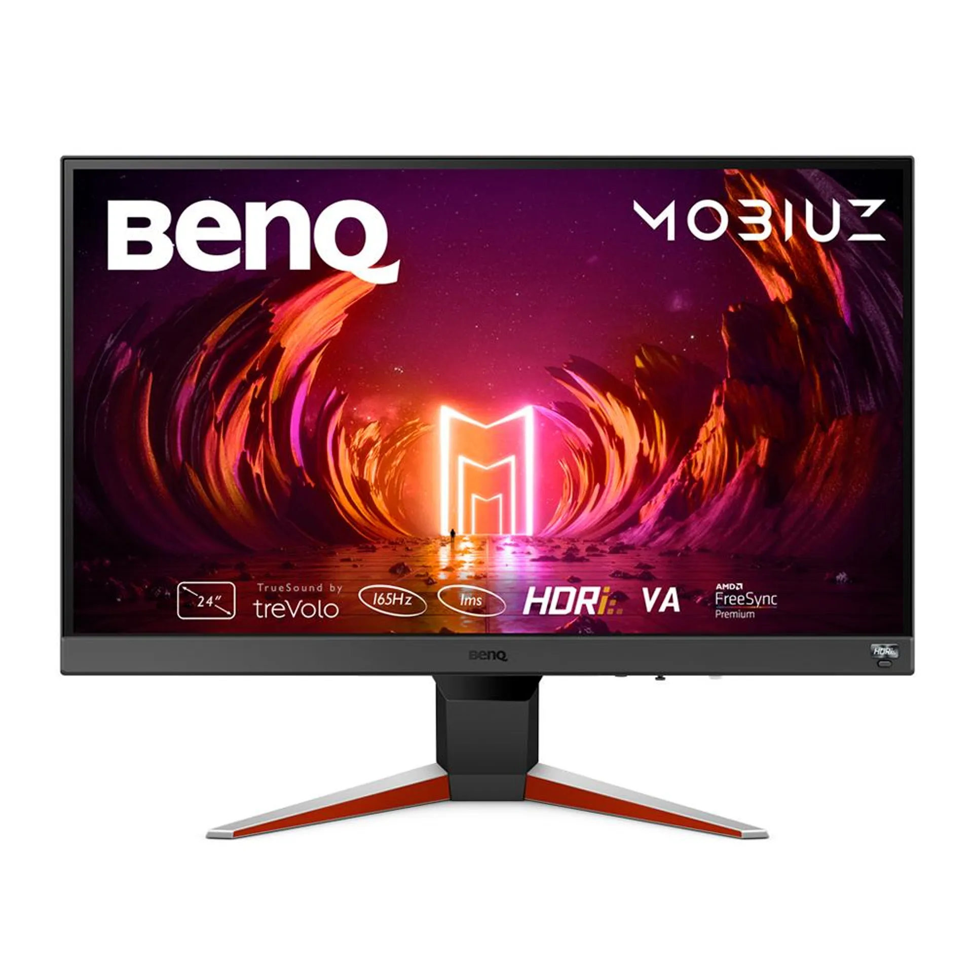 Monitor Gamer BenQ Mobiuz EX240N LED VA 23.8 / Full HD / FreeSync Premium / 165Hz / HDMI / Bocinas Integradas 2x5W / Negro / 9H.LL6LB.QBA