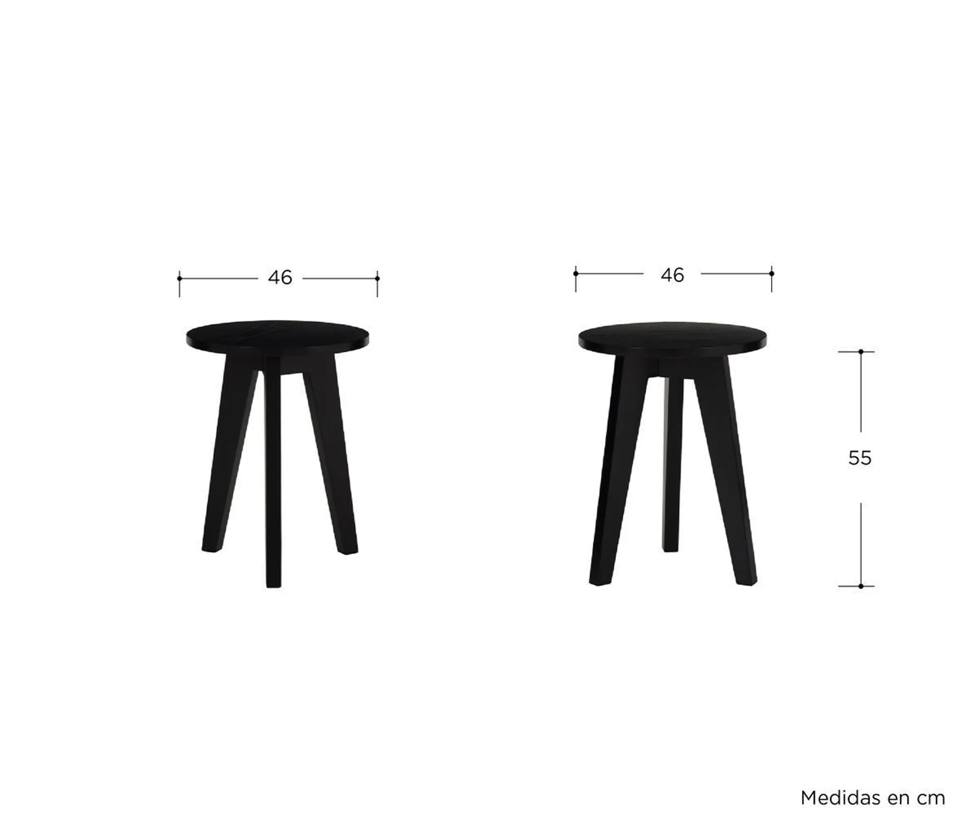 Mesa lateral Evo - Negro