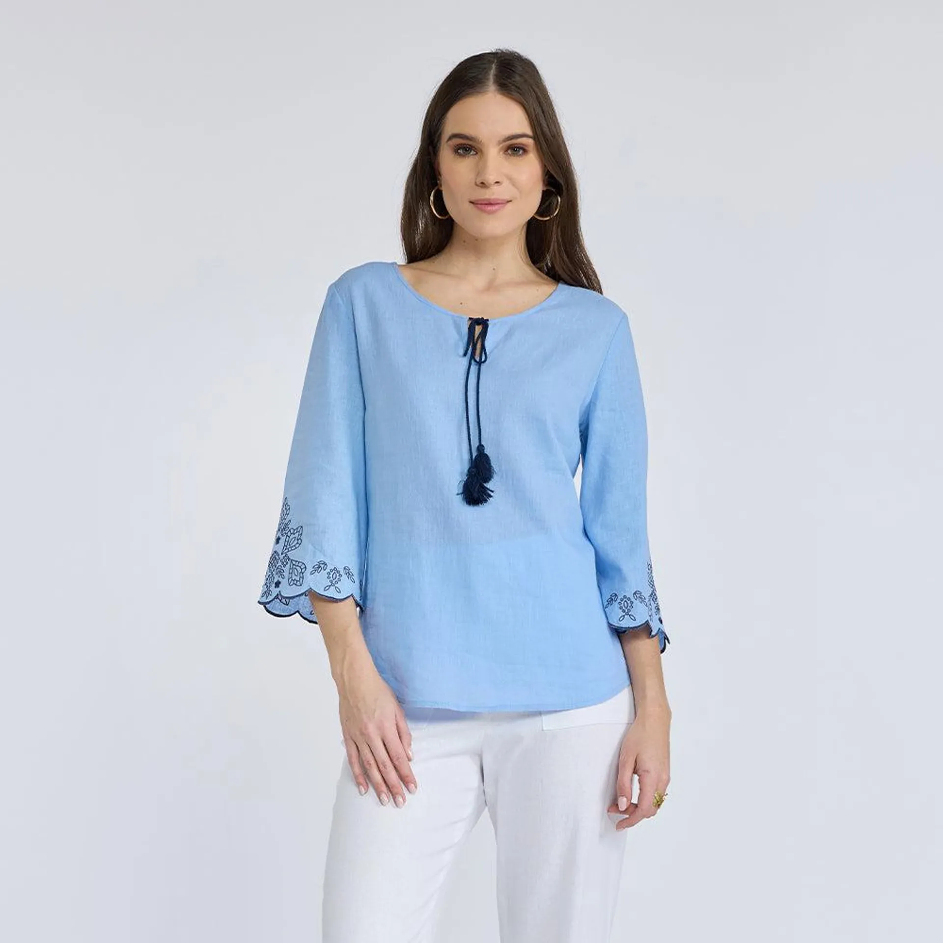 Blusa Linen Pom