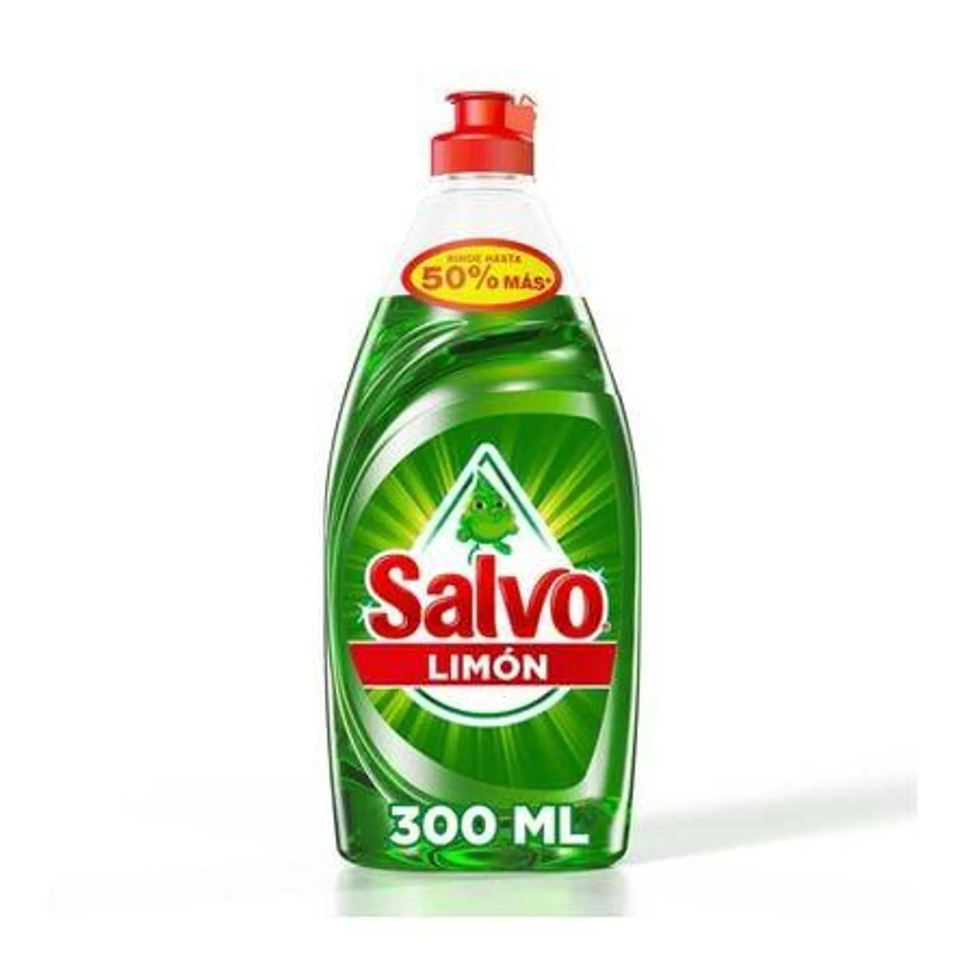 Salvo Detergente Líquido Lavatrastes Limón 300 ml