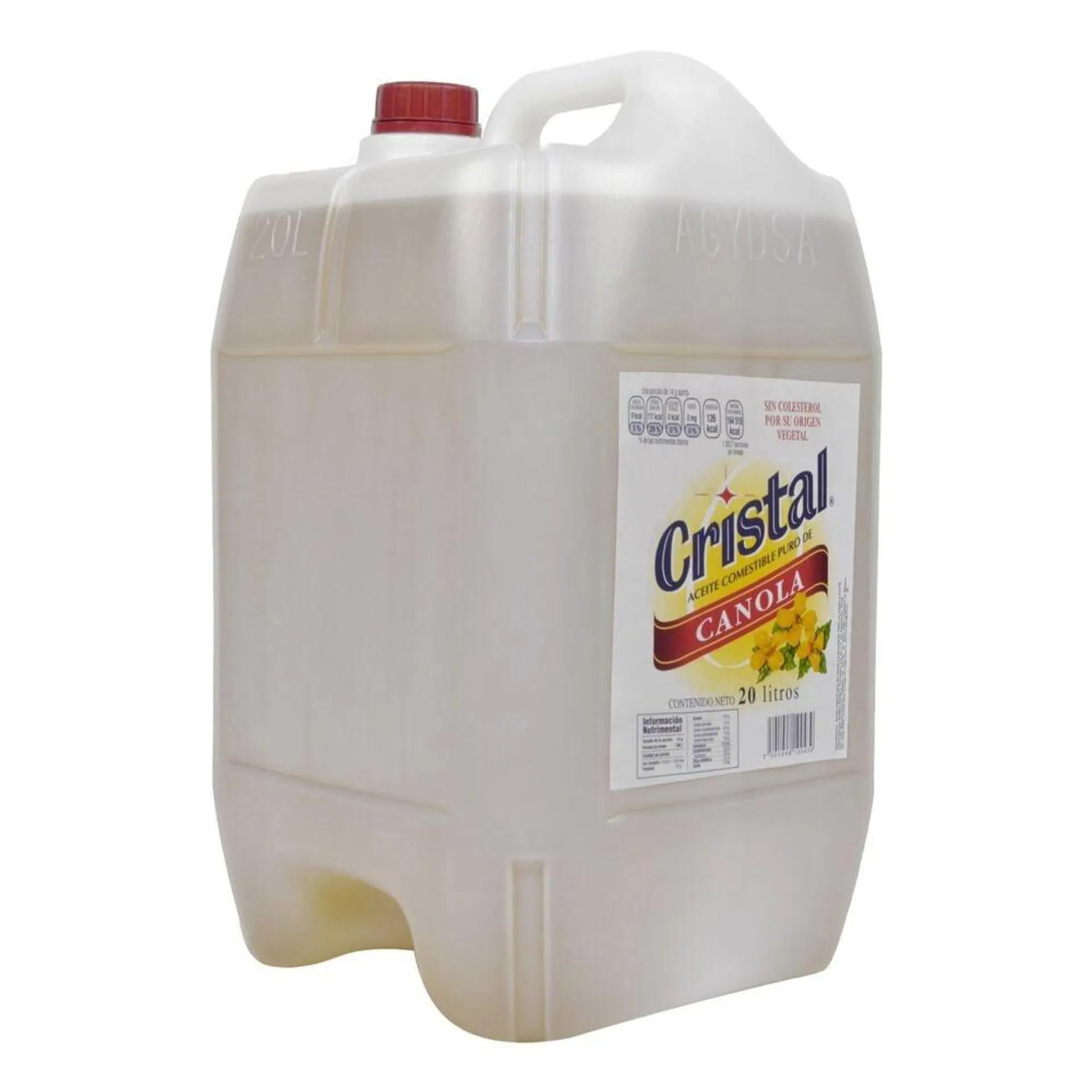 Aceite Vegetal de Canola Cristal 20 L
