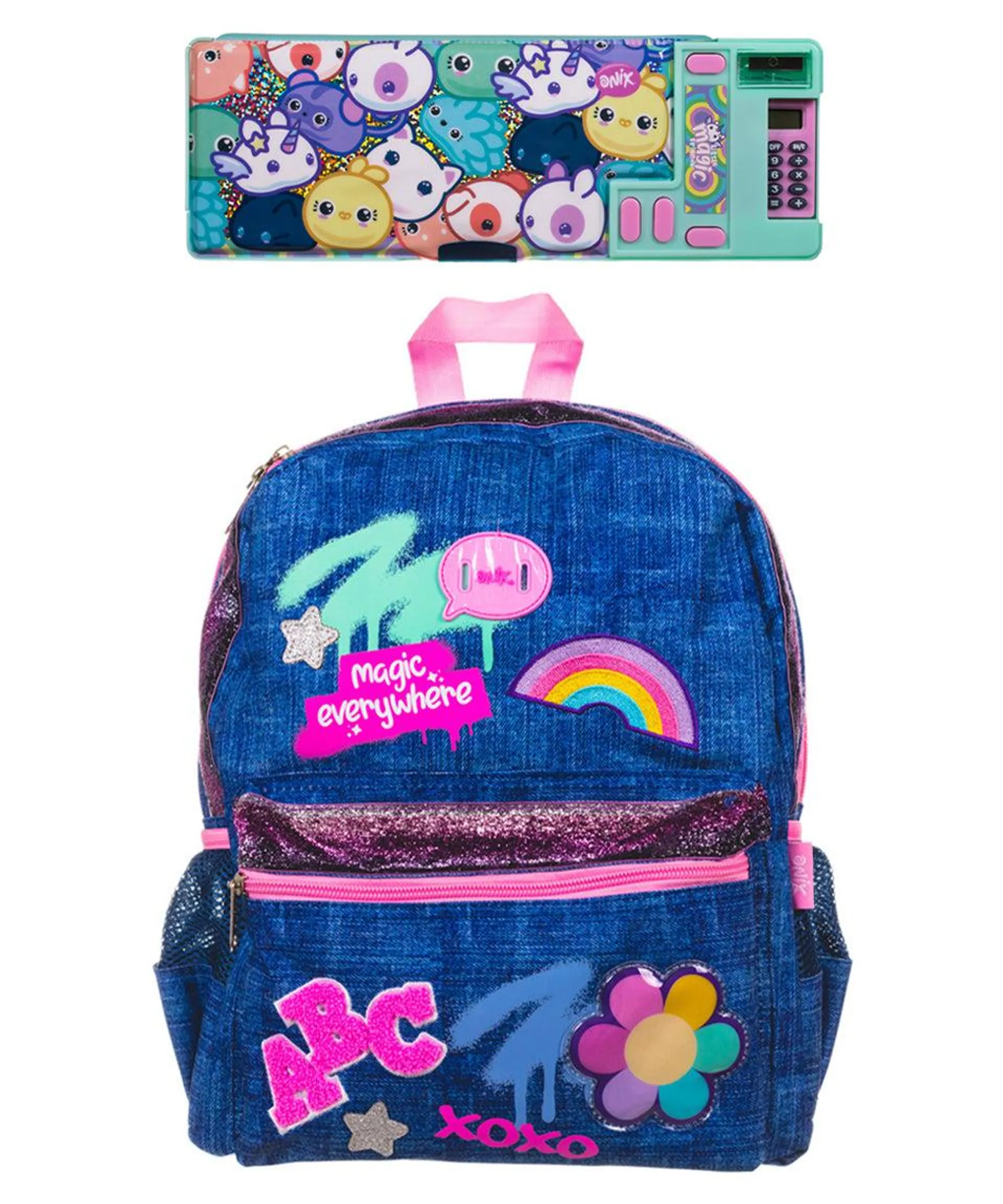 Kit Mochila + Lapicera "Fluffy School"