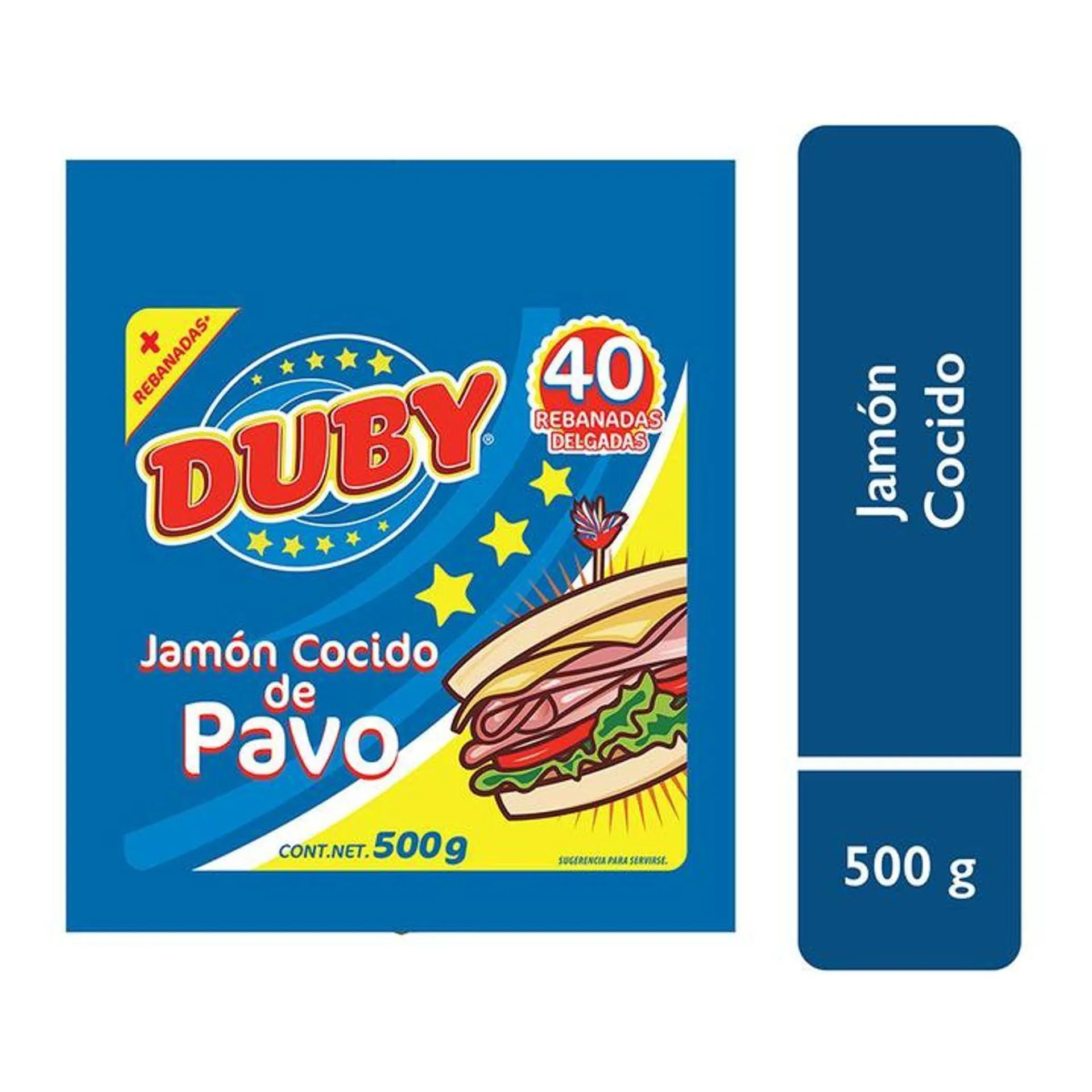 Duby Jamon Cocido 500 g