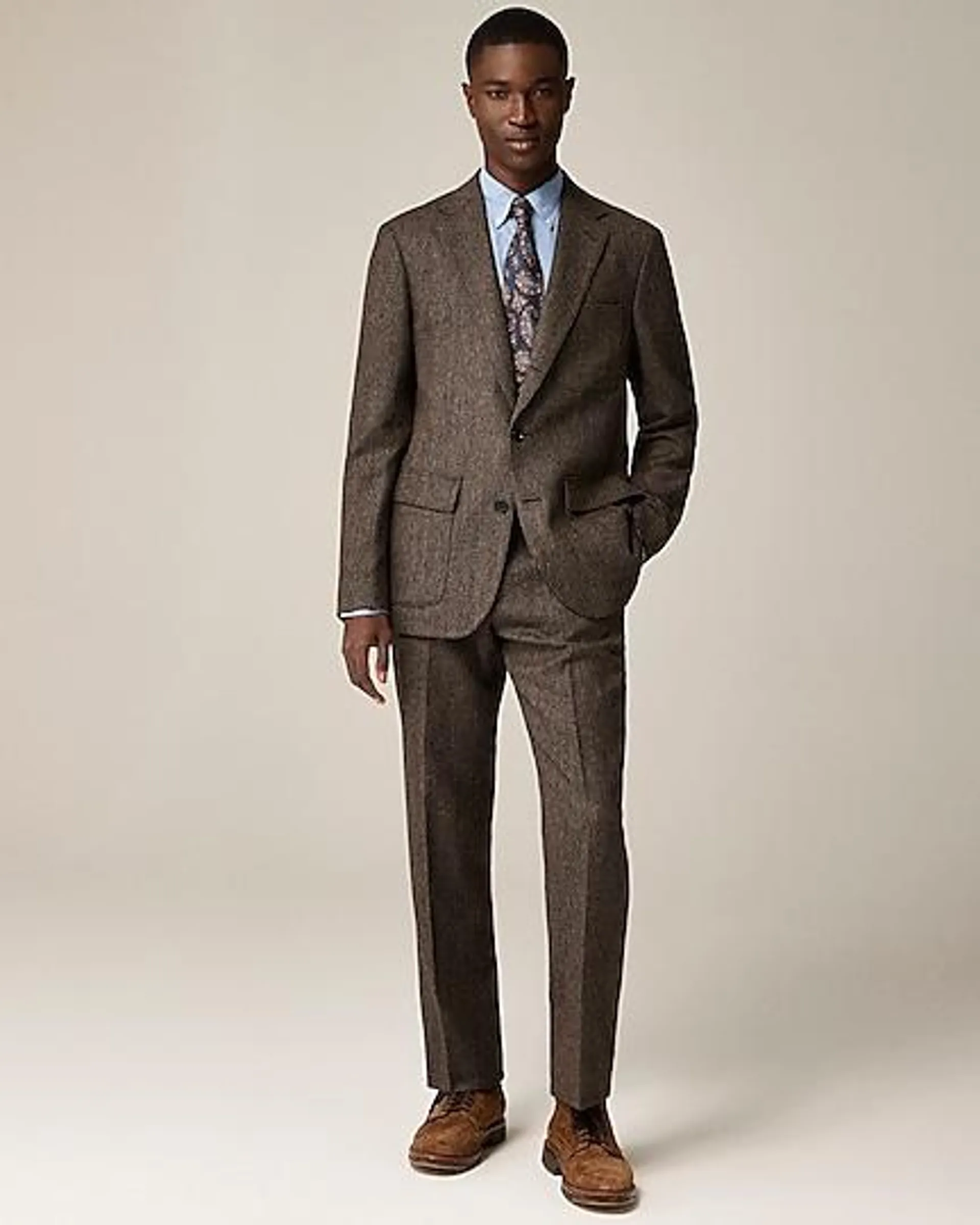 Crosby Classic-fit suit jacket in English merino wool