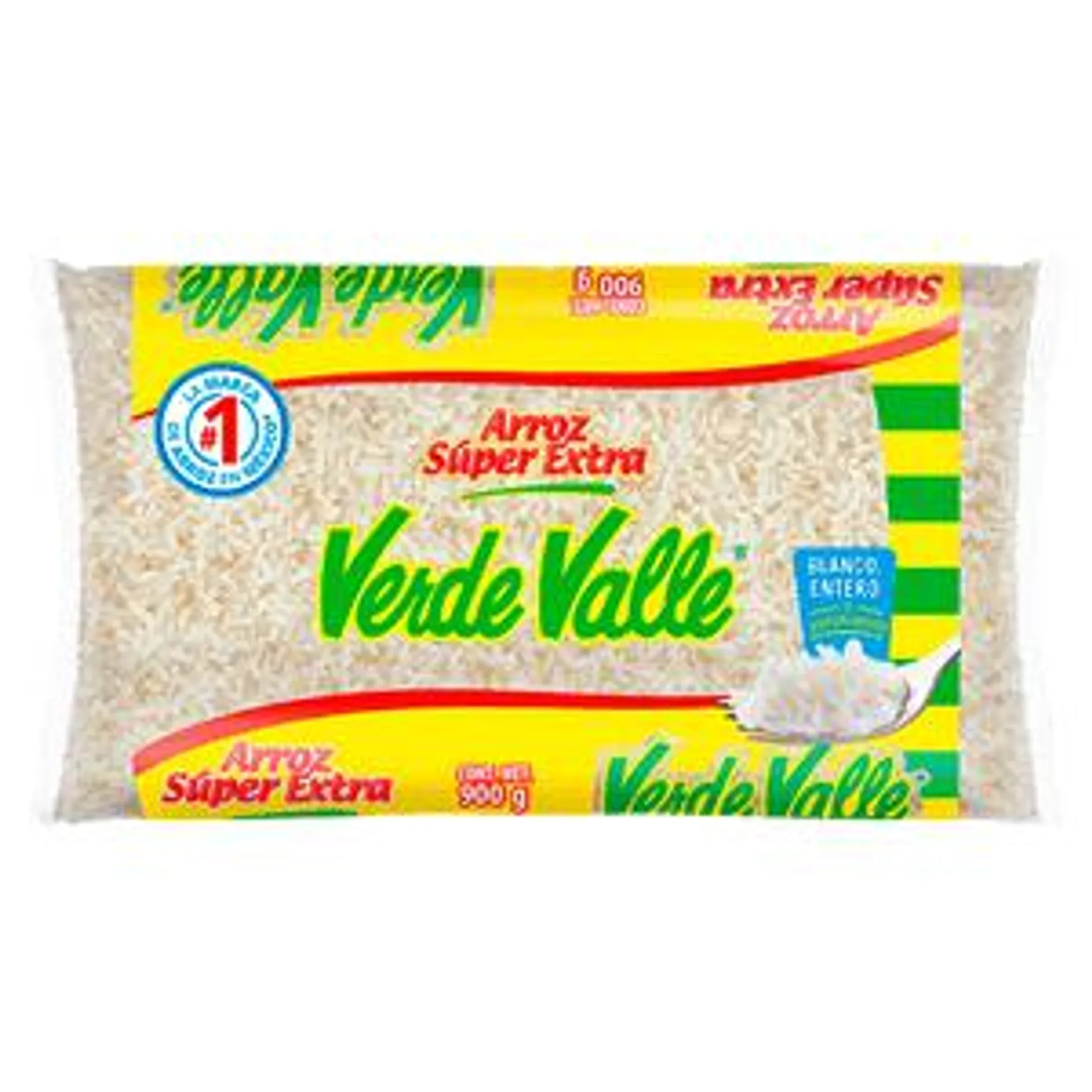 ARROZ SUPER EXTRA LARGO VERDE VALLE 900 GR.