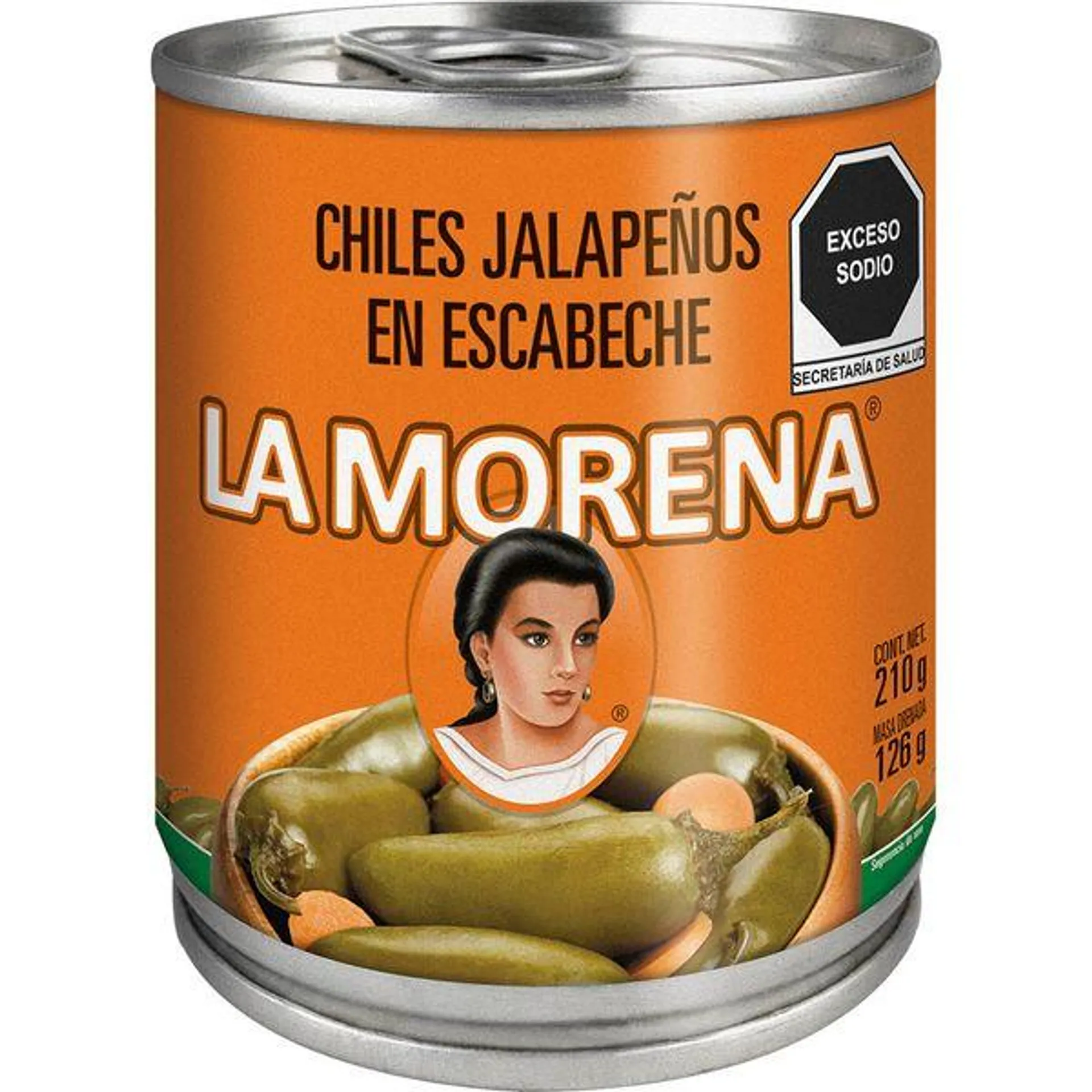 Chiles jalapeños La morena 200 g