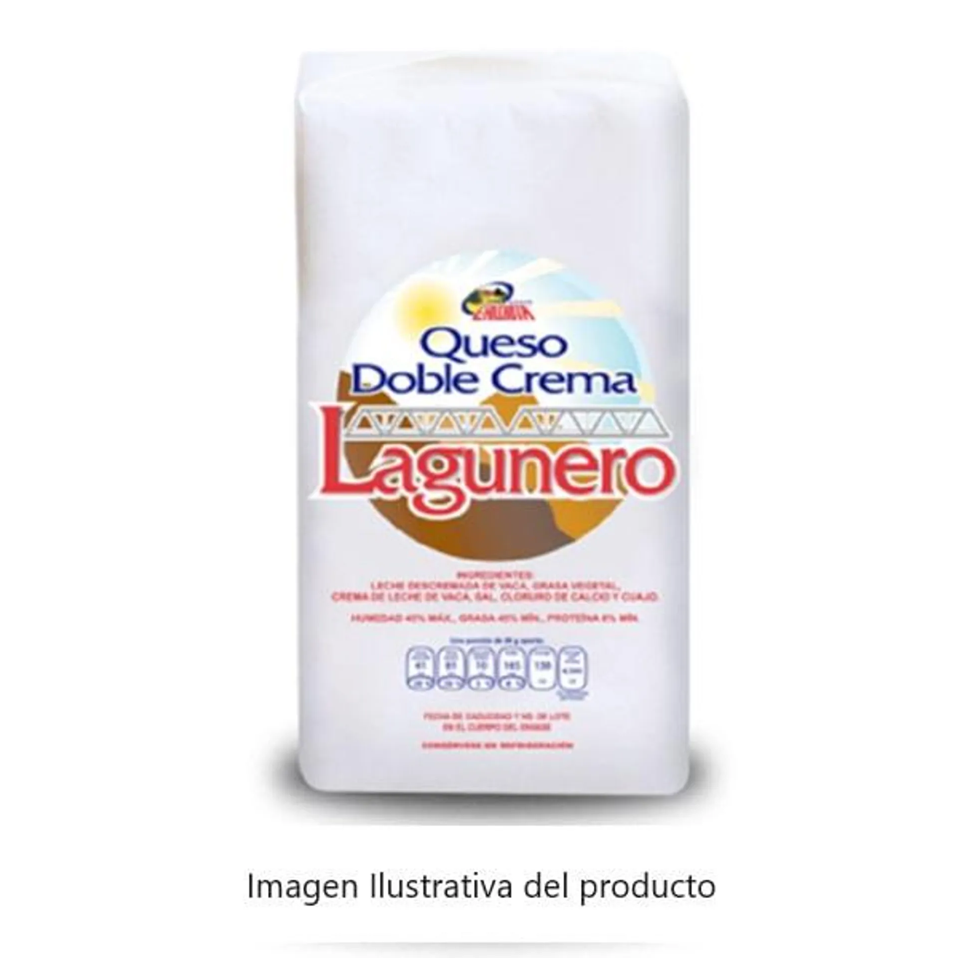 Queso Lagunero doble crema 250 g aprox