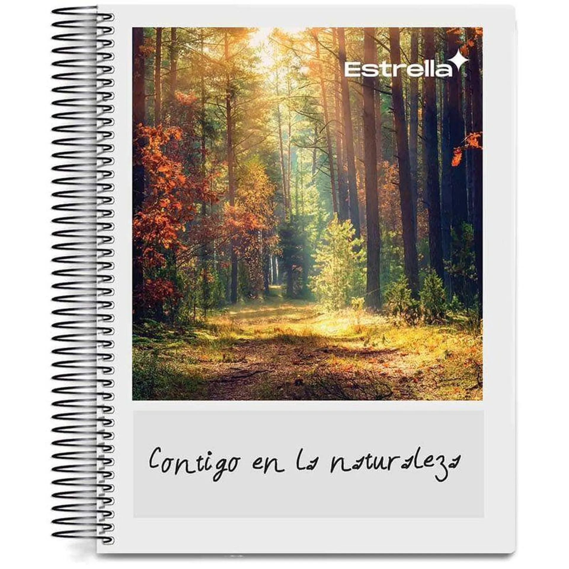 Cuaderno Espiral de 200 Hojas Profesional Cuadro Chico Mix Estrella 0764