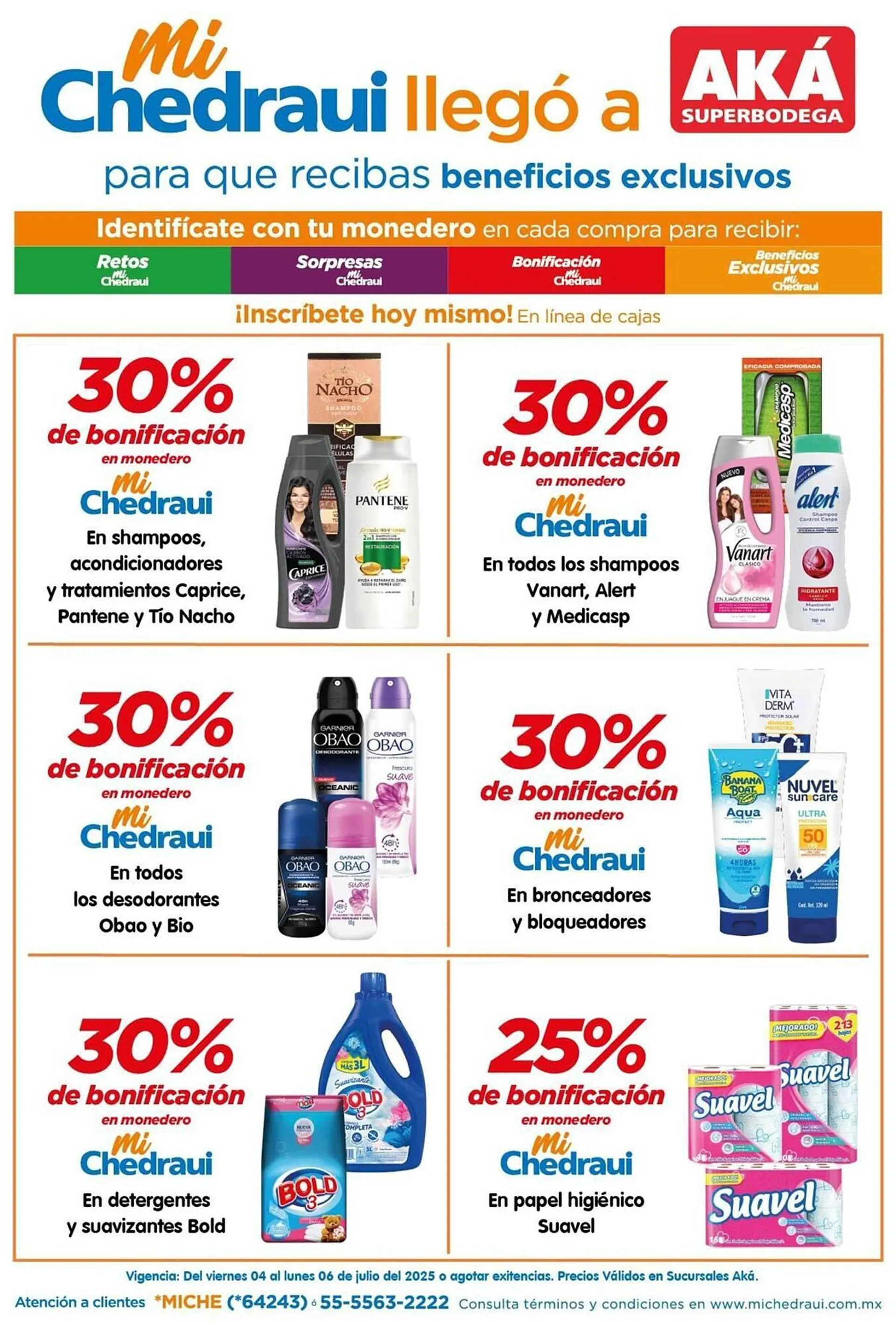 Catálogo de Catálogo AKÁ Superbodega 4 de julio al 6 de julio 2025 - Pagina 1
