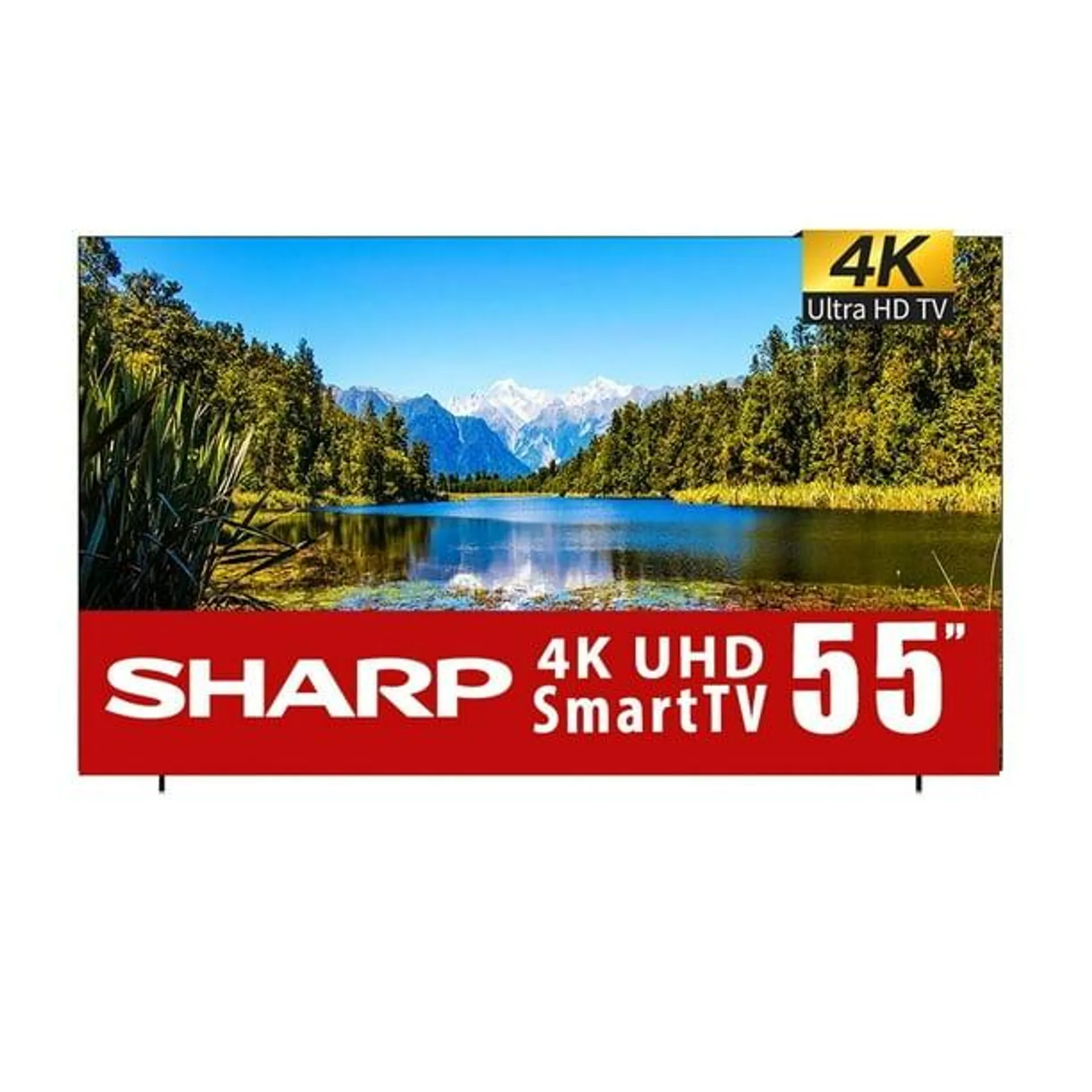 TV Sharp 55 Pulgadas Roku 4K Ultra HD Smart TV LED 4T-C55EL8UR