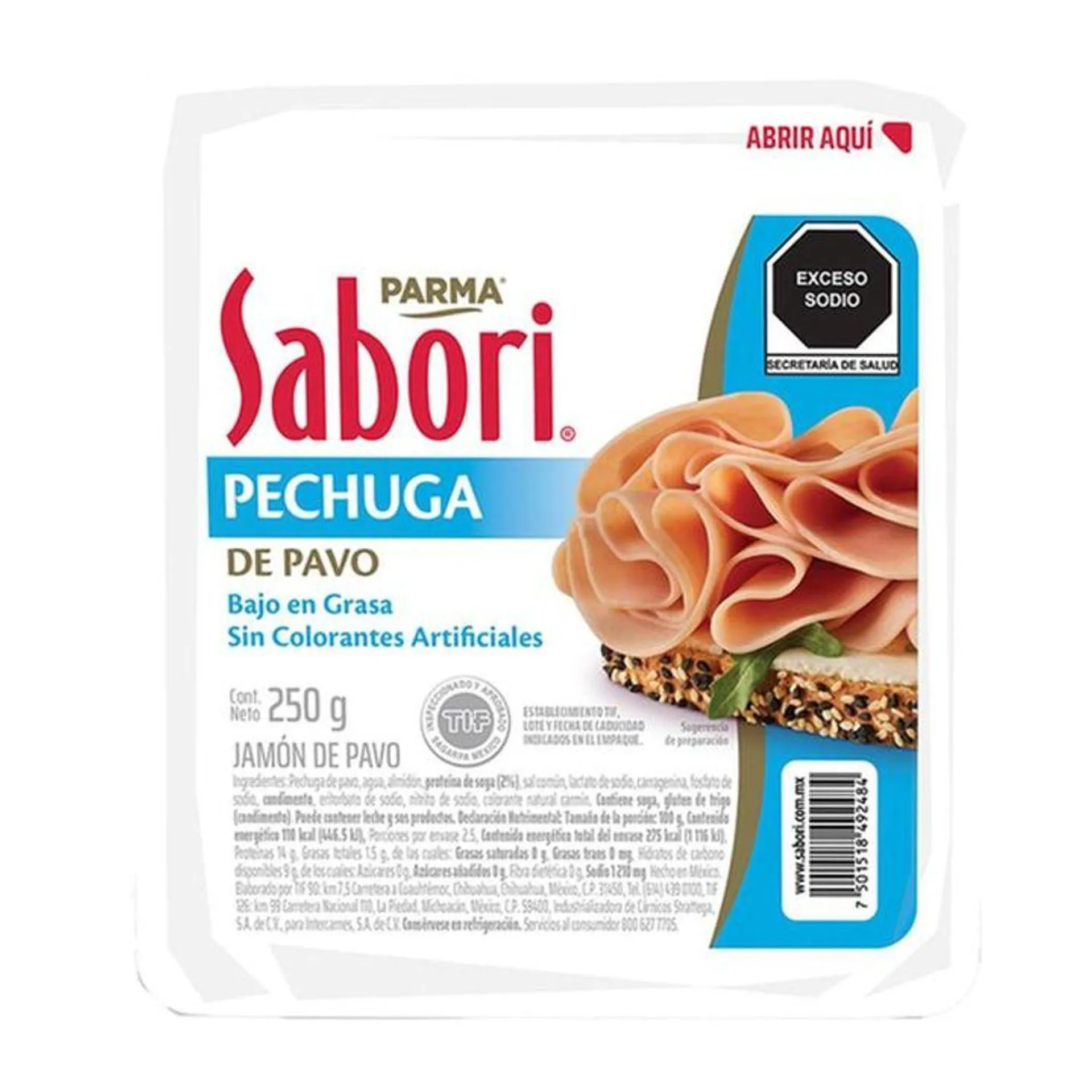 Sabori Pechuga de Pavo 250 g