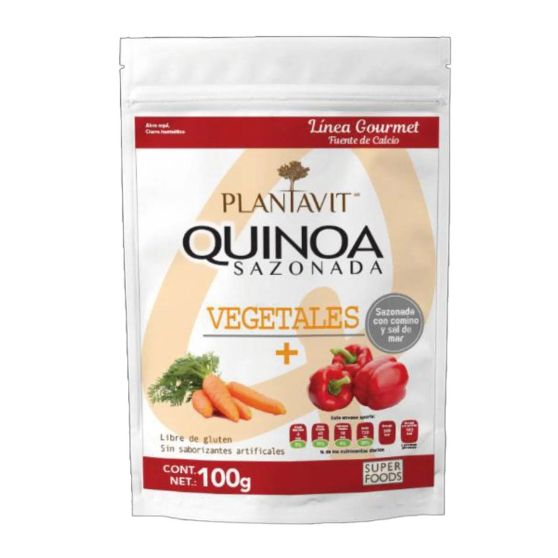 QUINOA SAZONADA VEGETALES PZ 100 g