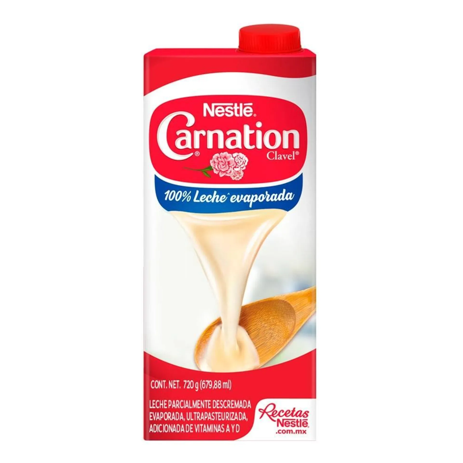 Leche evaporada Carnation clavel 720 g