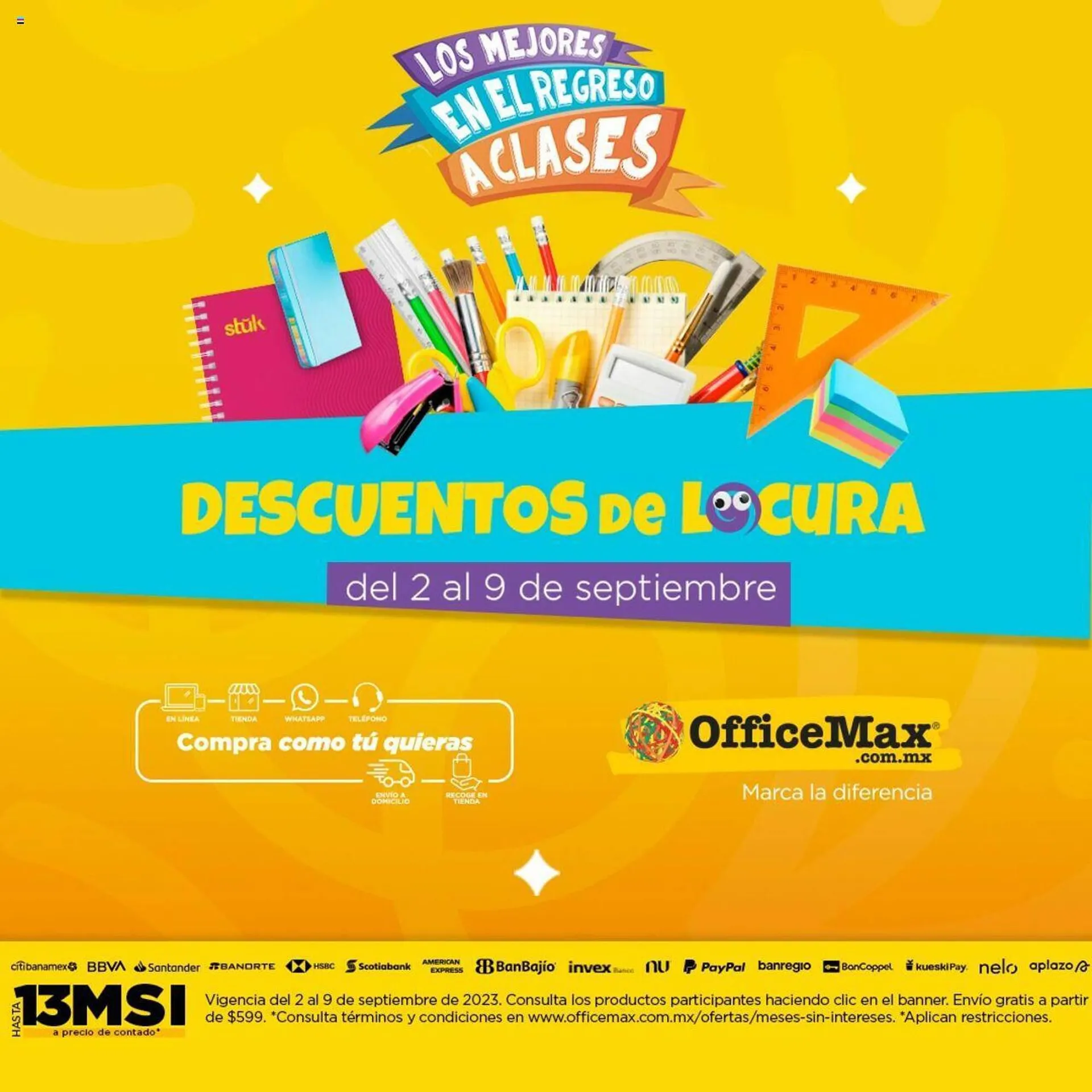 Catálogo de Catálogo OfficeMax 2 de septiembre al 9 de septiembre 2023 - Pagina 1