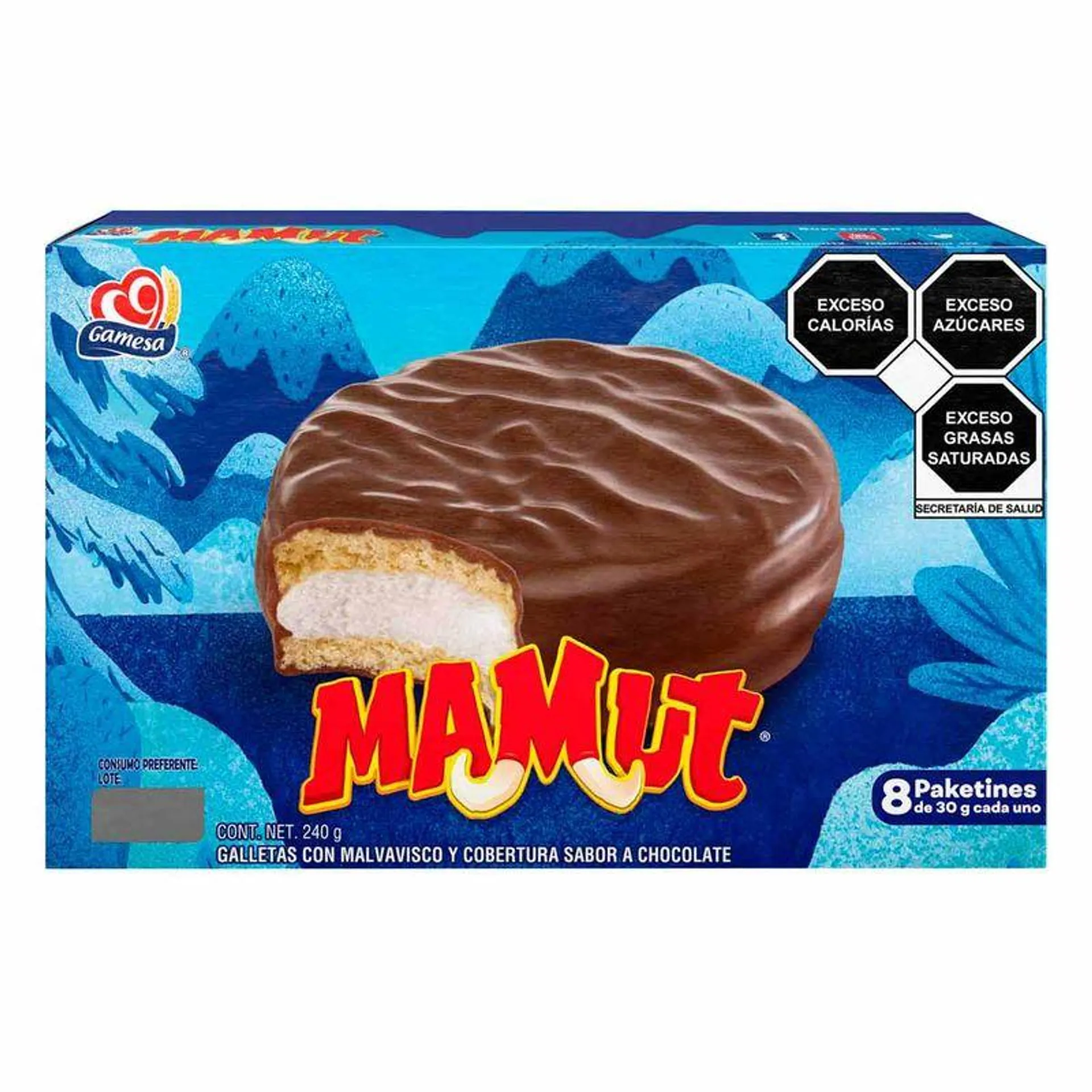 Galletas Gamesa Mamut Chocolate 240g