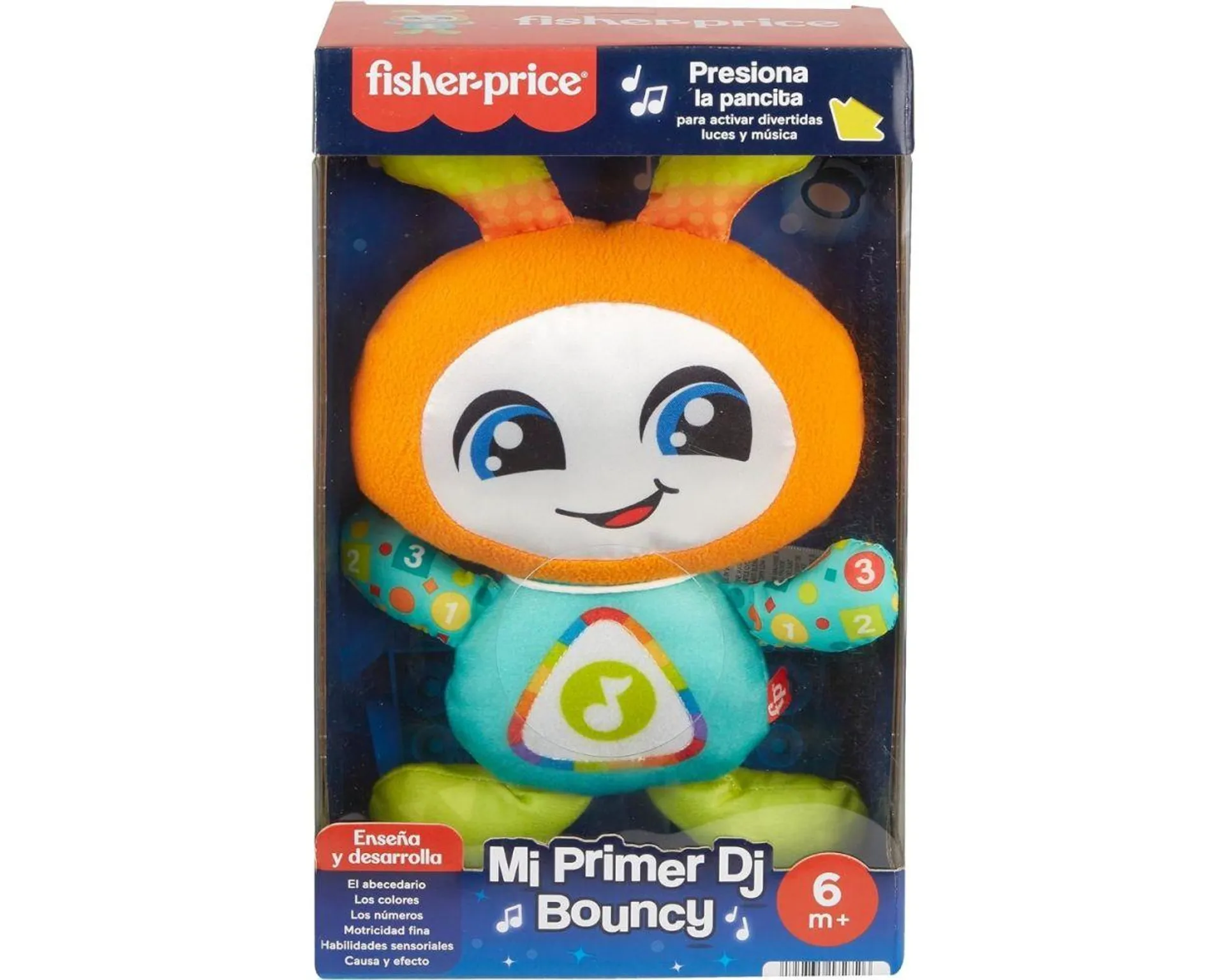 Fisher-Price Juguete para Bebés Mi Primer Dj Bouncy