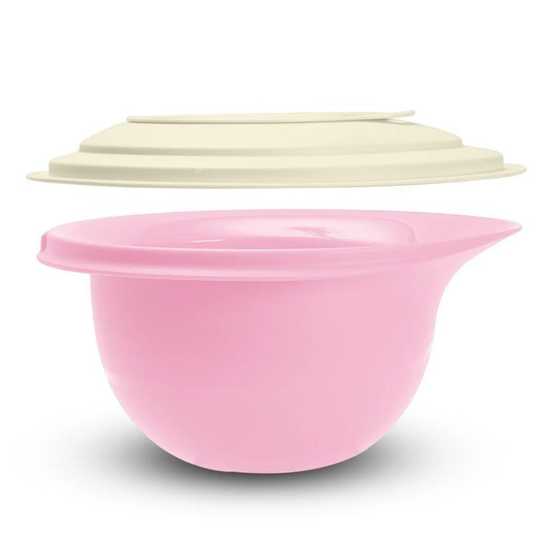 Bowl para mezclar Tupperware 1.5L doble tapa con pico vertedor