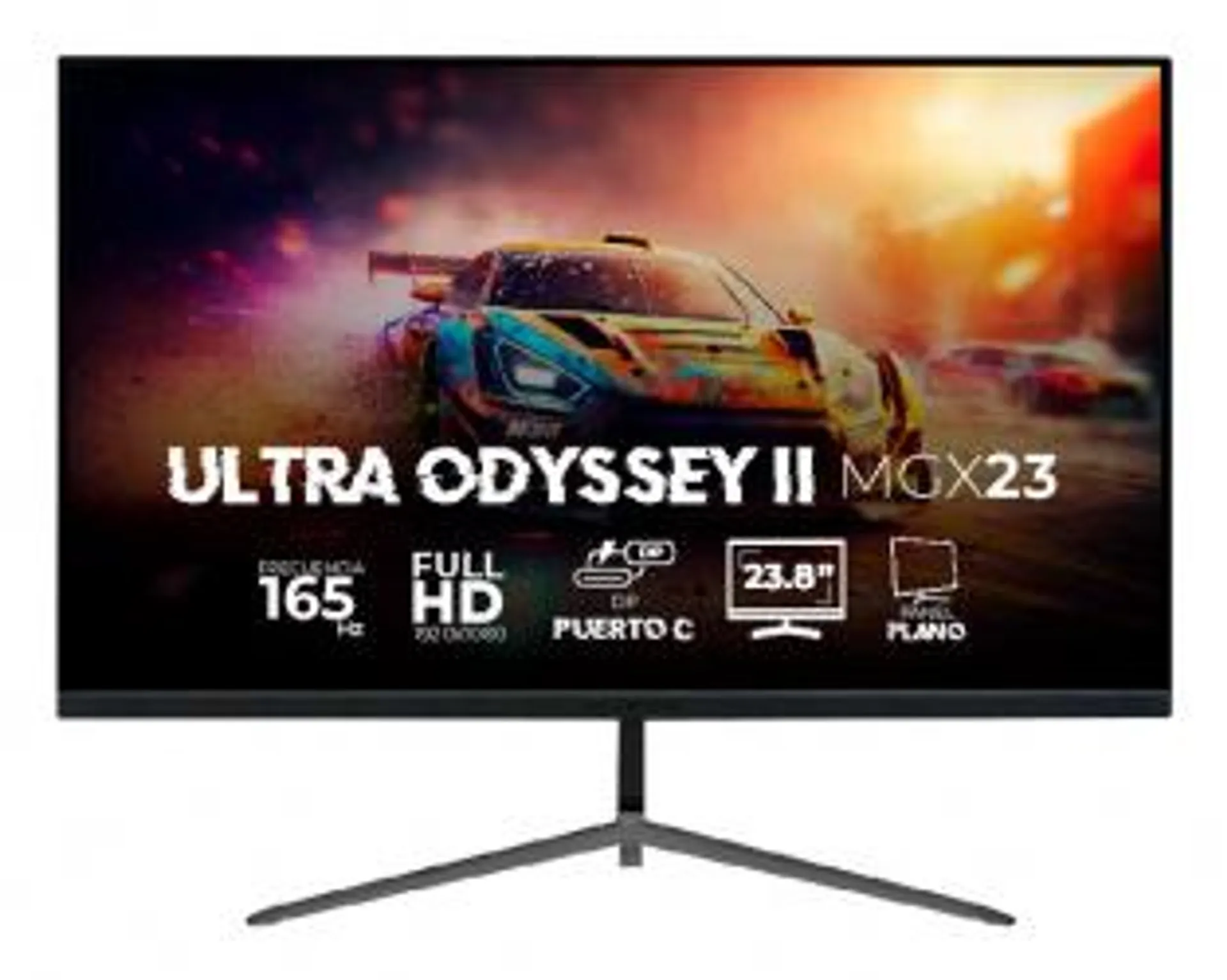 Monitor Gamer Balam Rush Ultra Odyssey II MGX23 LED 23.8", Full HD, FreeSync, 165Hz, HDMI, Negro