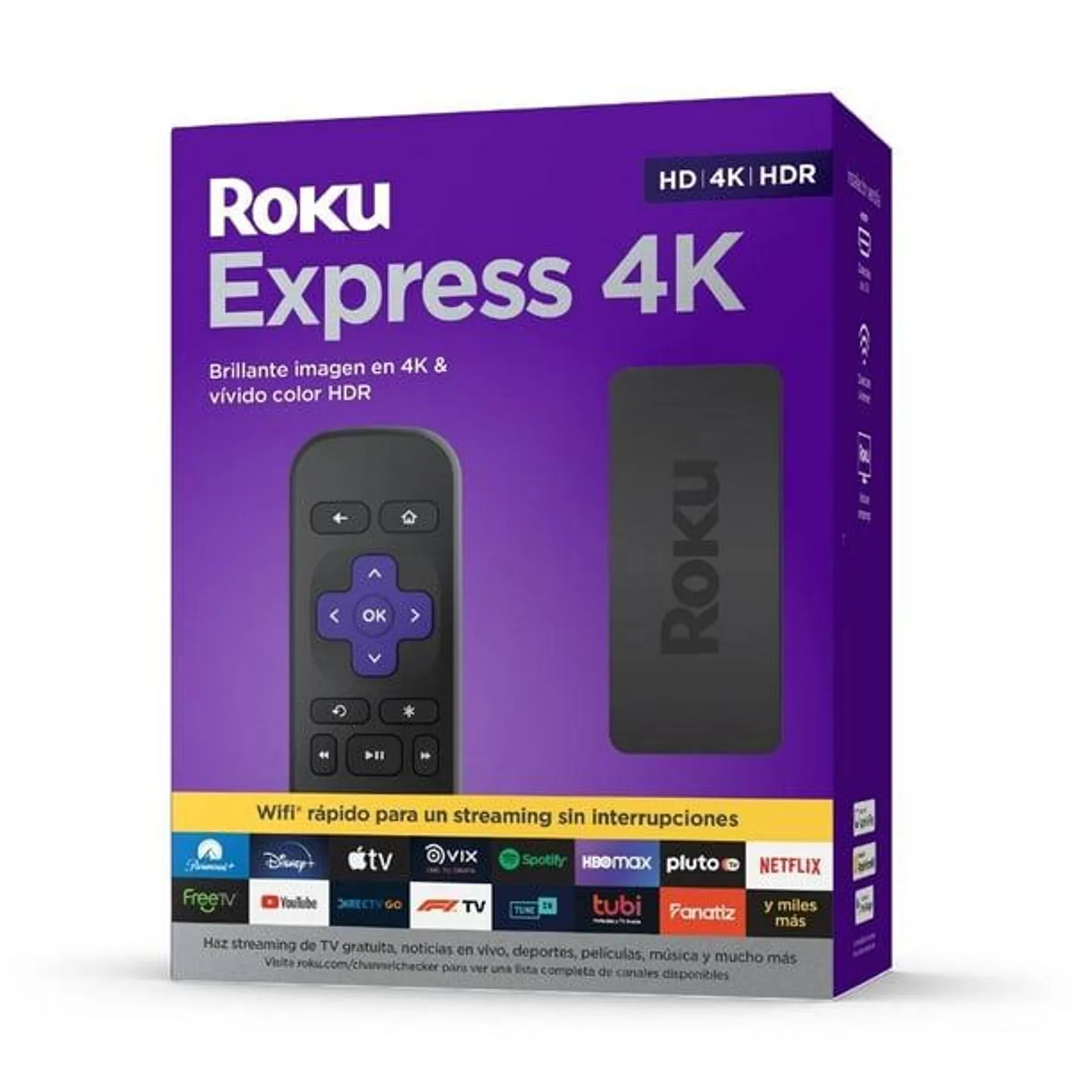 Reproductor de Streaming Roku Express 4K
