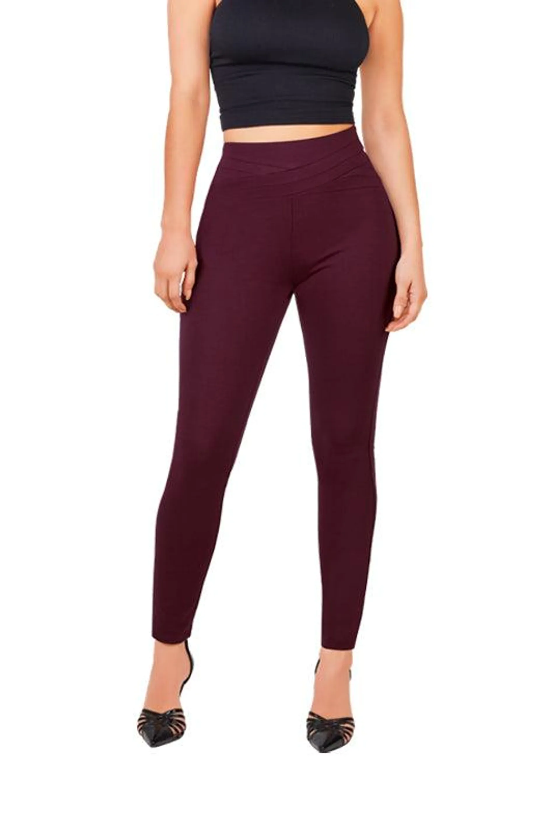 Legging tinto con elástico 97011