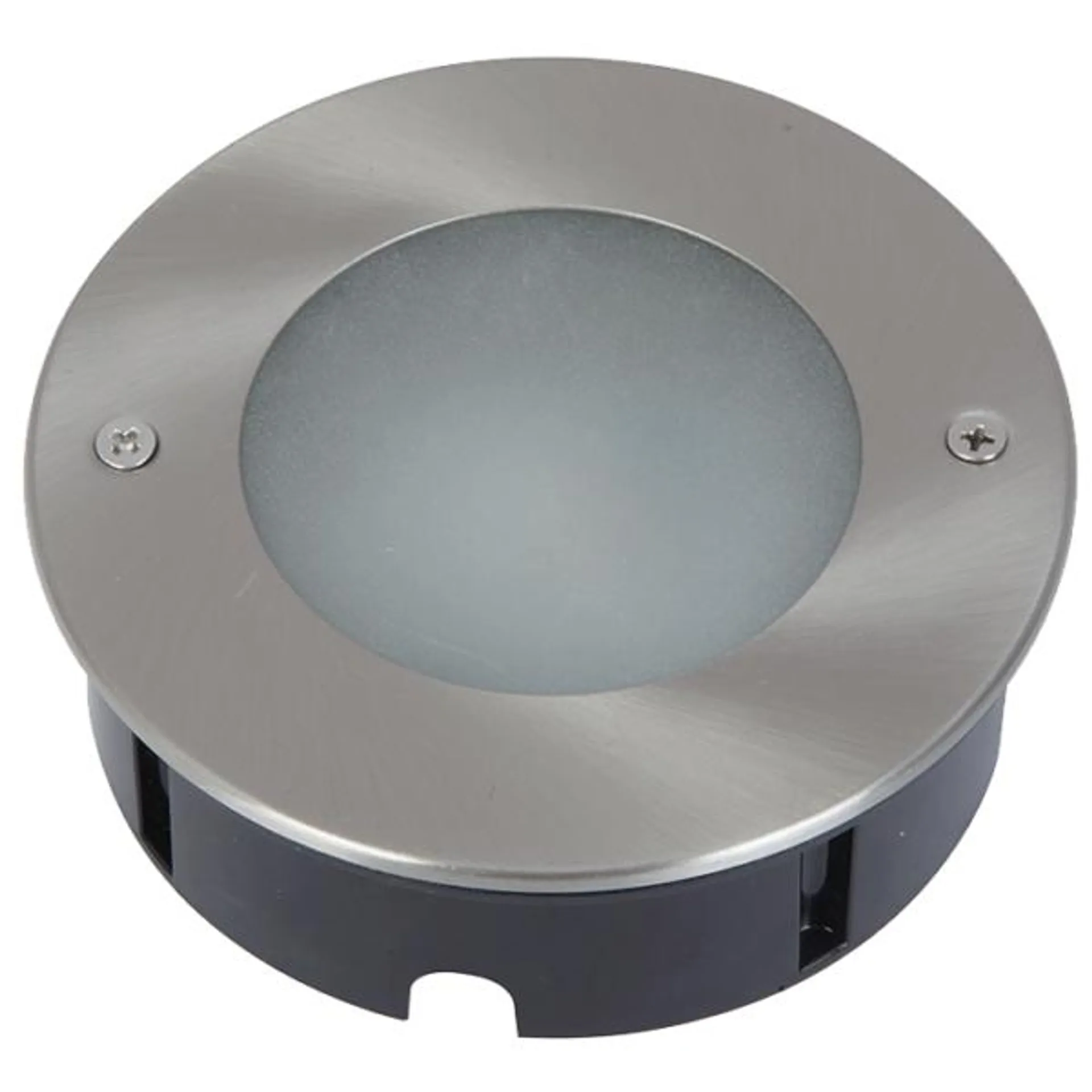 Luminario de exterior 9w empotrado p/piso modelo ruta acabado satinado marca tecnolite hled-961/30