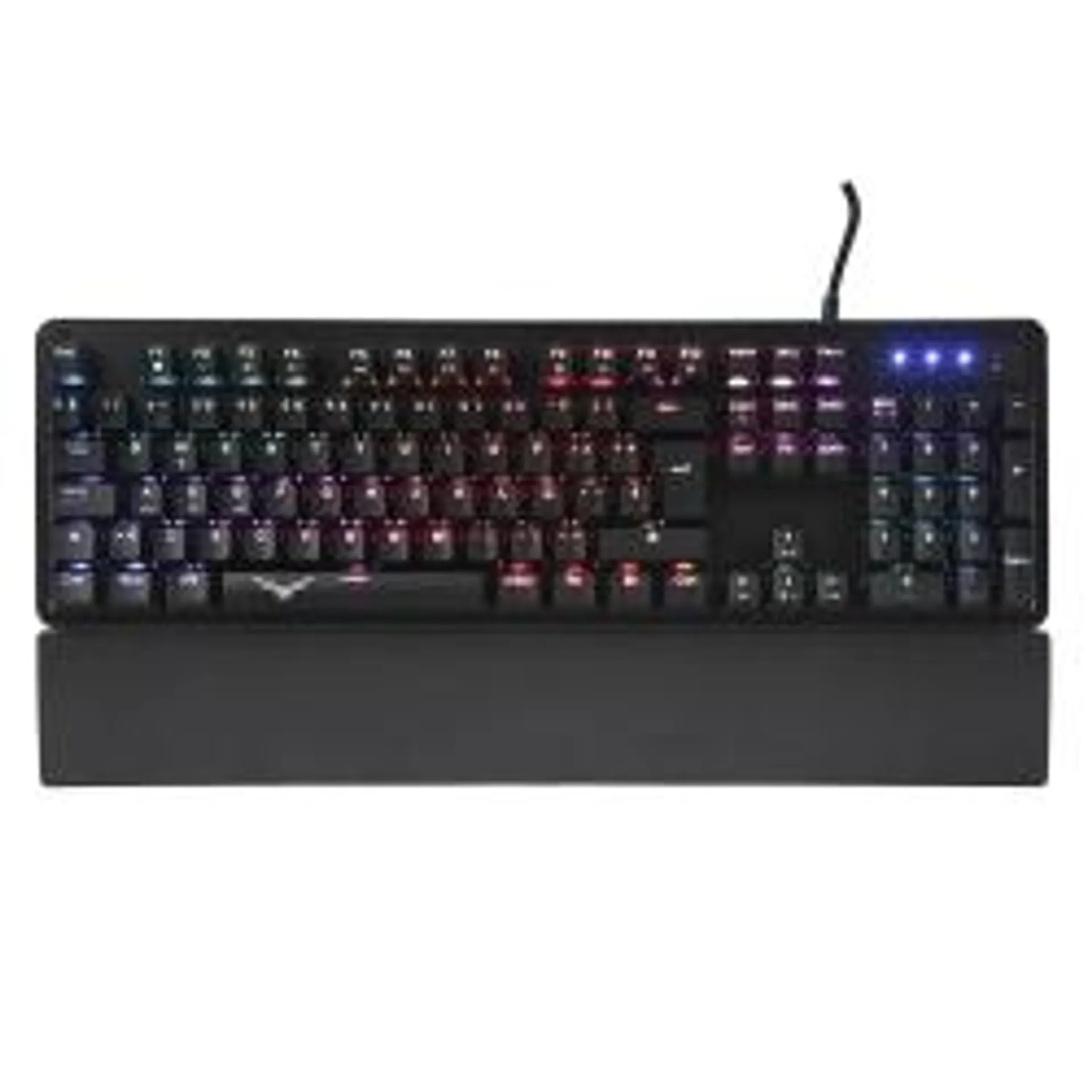 Teclado Gamer Naceb Black Cobra RGB, Teclado Mecánico, Alámbrico, Negro (Español)