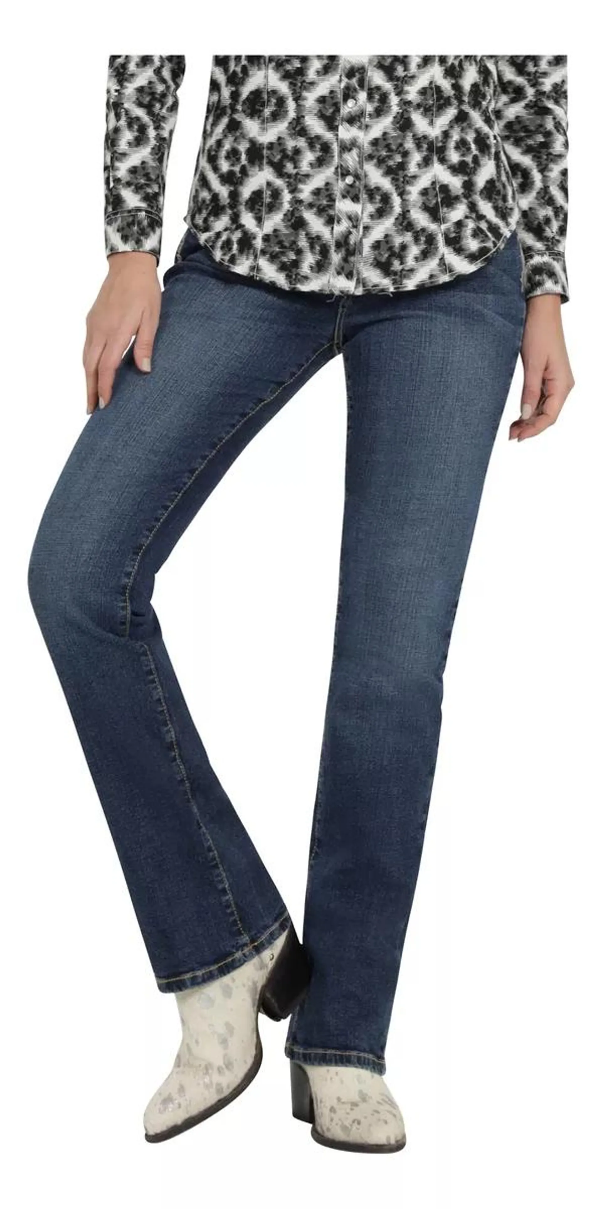 Jeans Vaquero Mujer Wrangler High Rise Boot 553