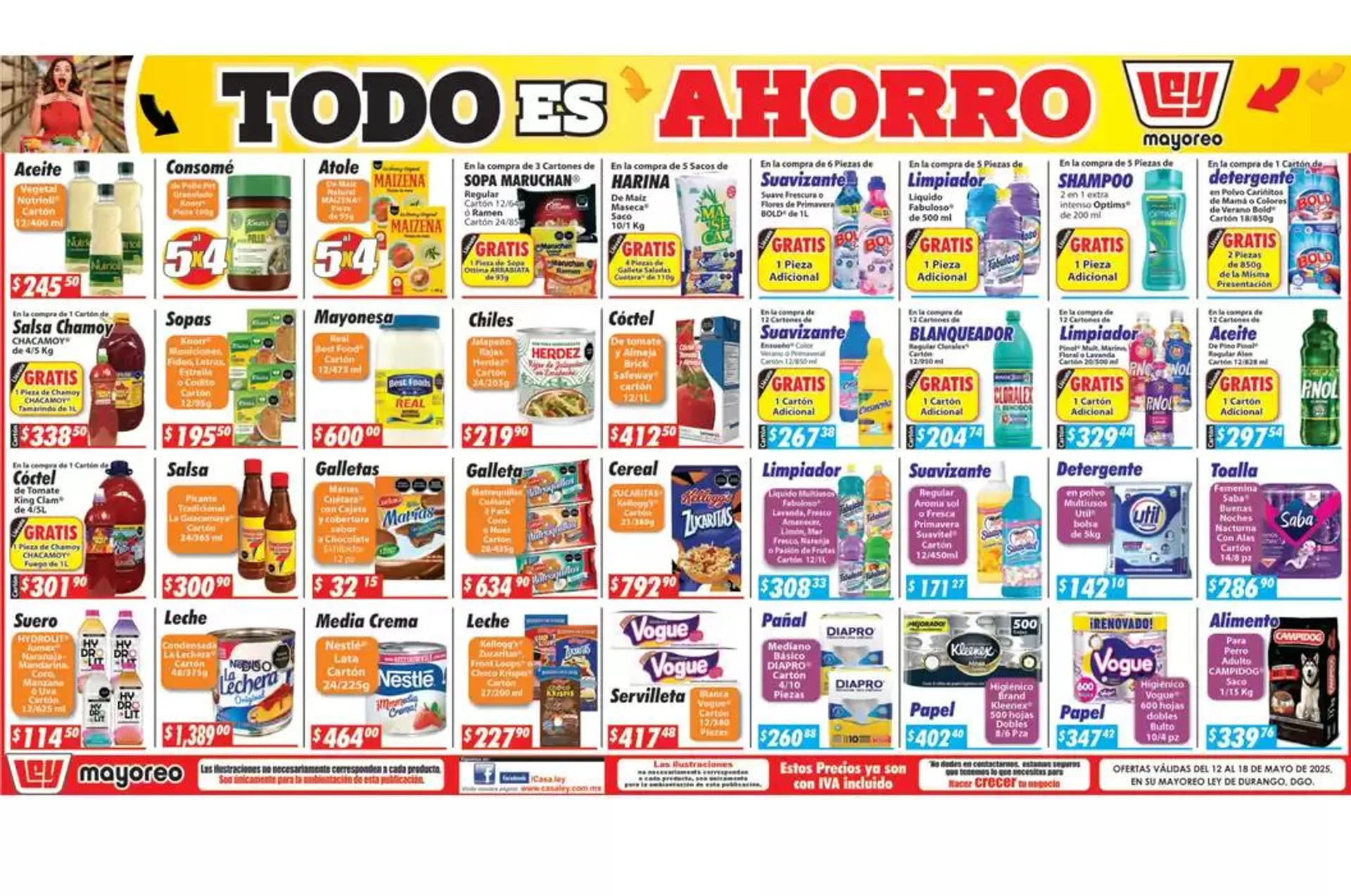 Catálogo de Ofertas Mayoreo Casa Ley 12 de mayo al 18 de mayo 2025 - Pagina 3