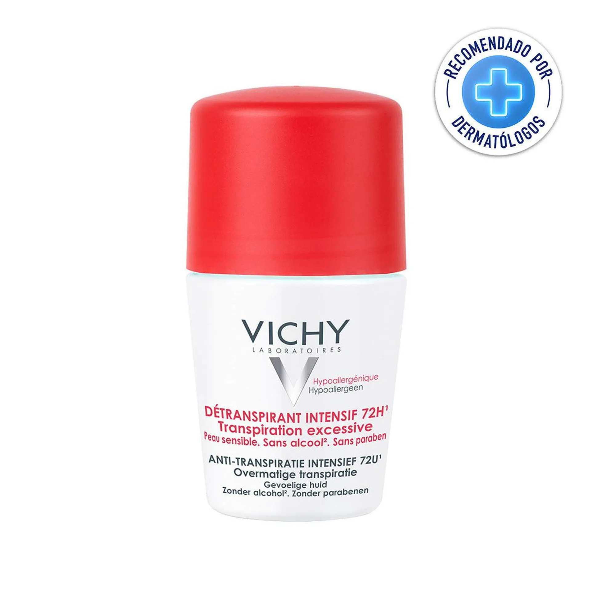 Vichy Roll On Stress Resist, Anti-transpirante y desodorante, 50ml.